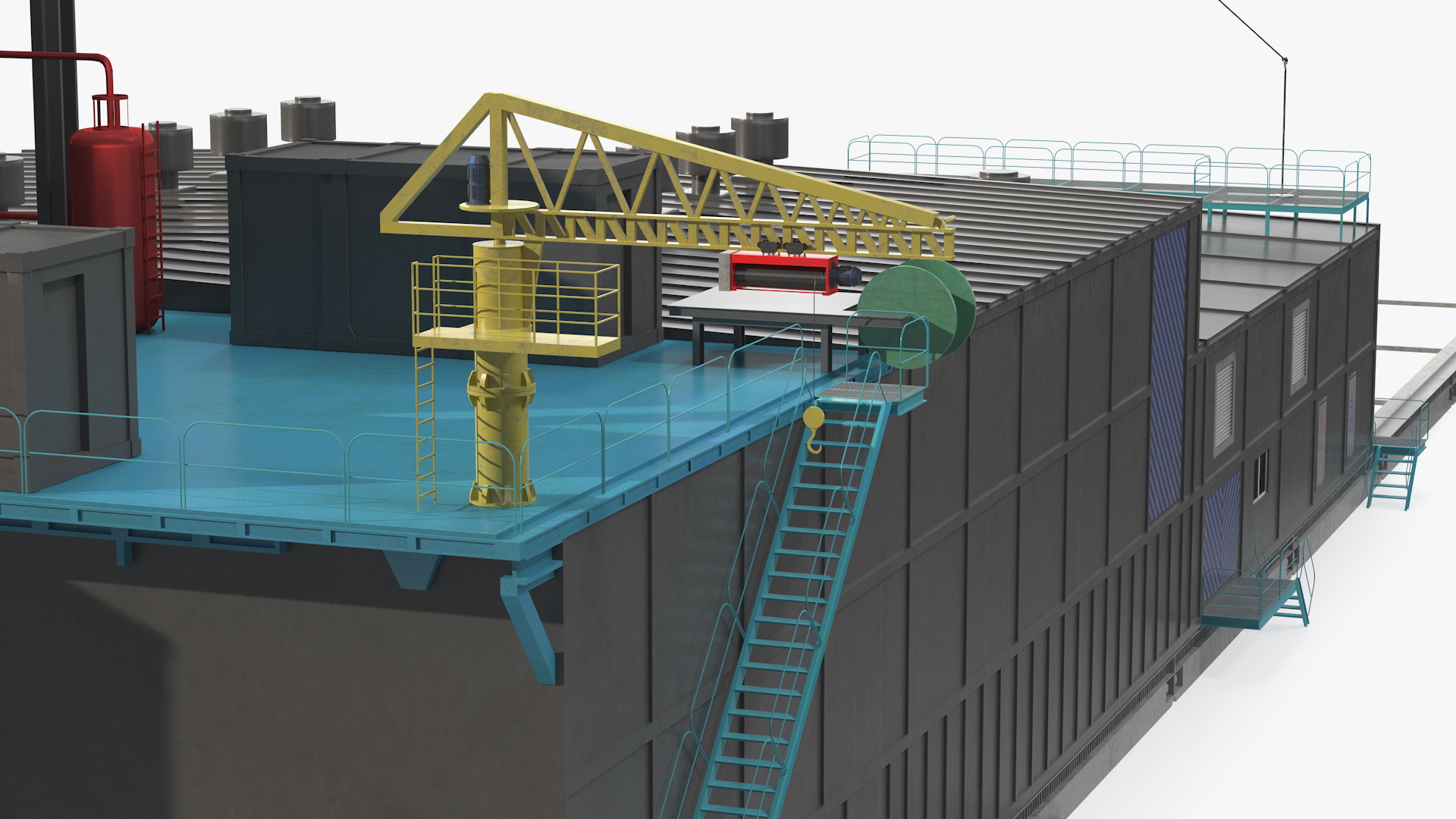 Sectional Drilling Rig 3D