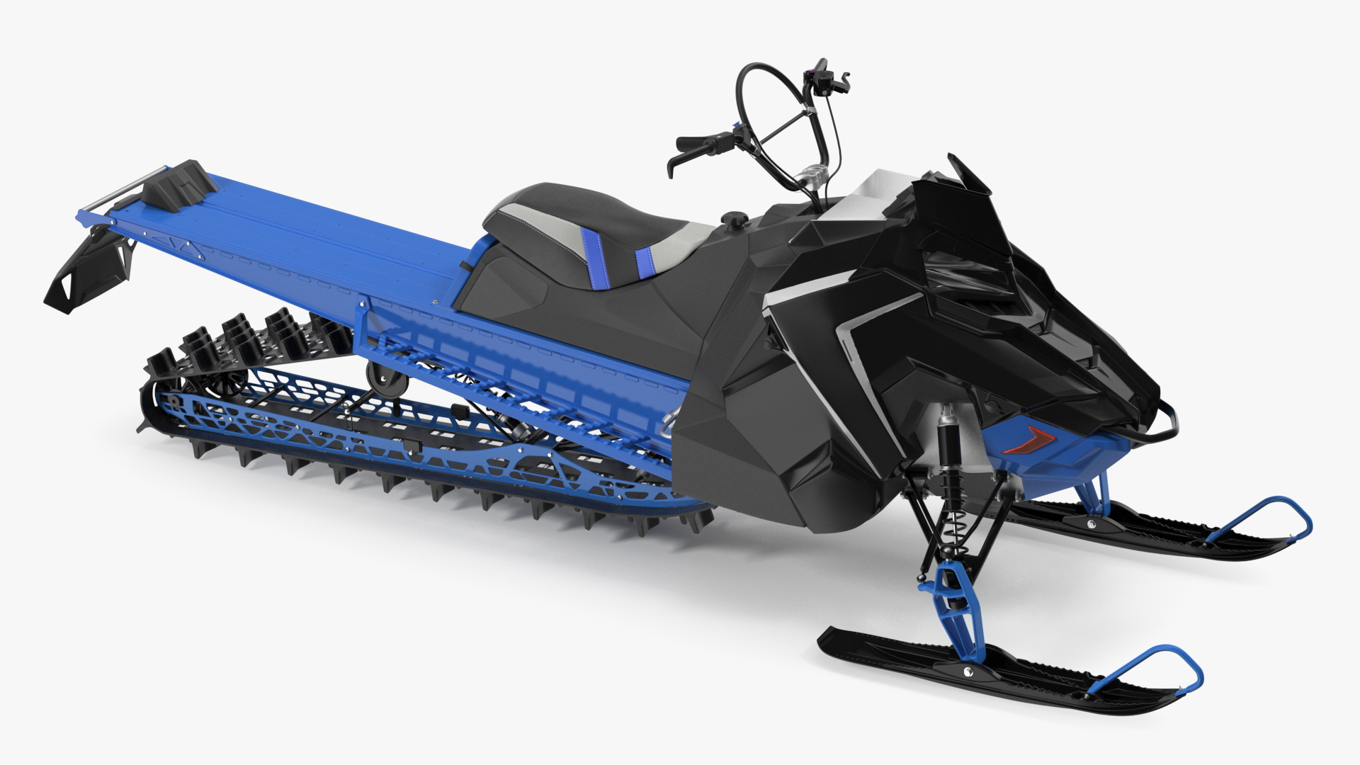 3D Electric Sled Blue model