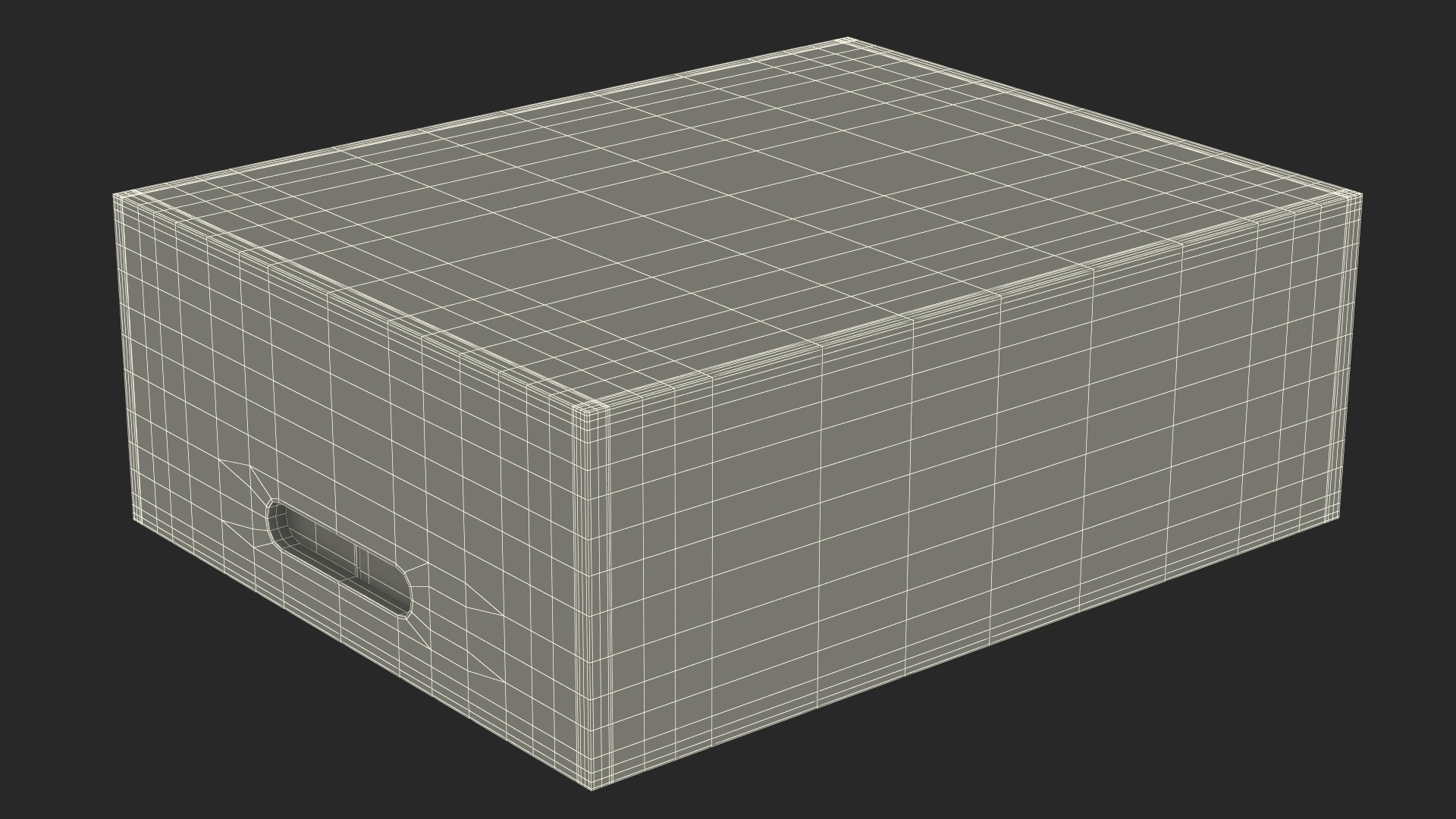 3D model Wooden Constructor in Box