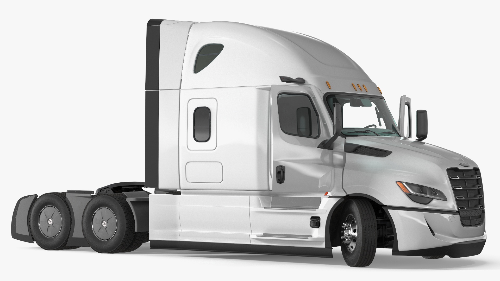 Cascadia 2025 Freightliner Highway Semi Truck Rigged - view 2