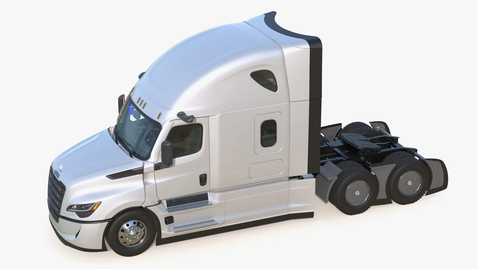 Cascadia 2025 Freightliner Highway Semi Truck Rigged - view 8