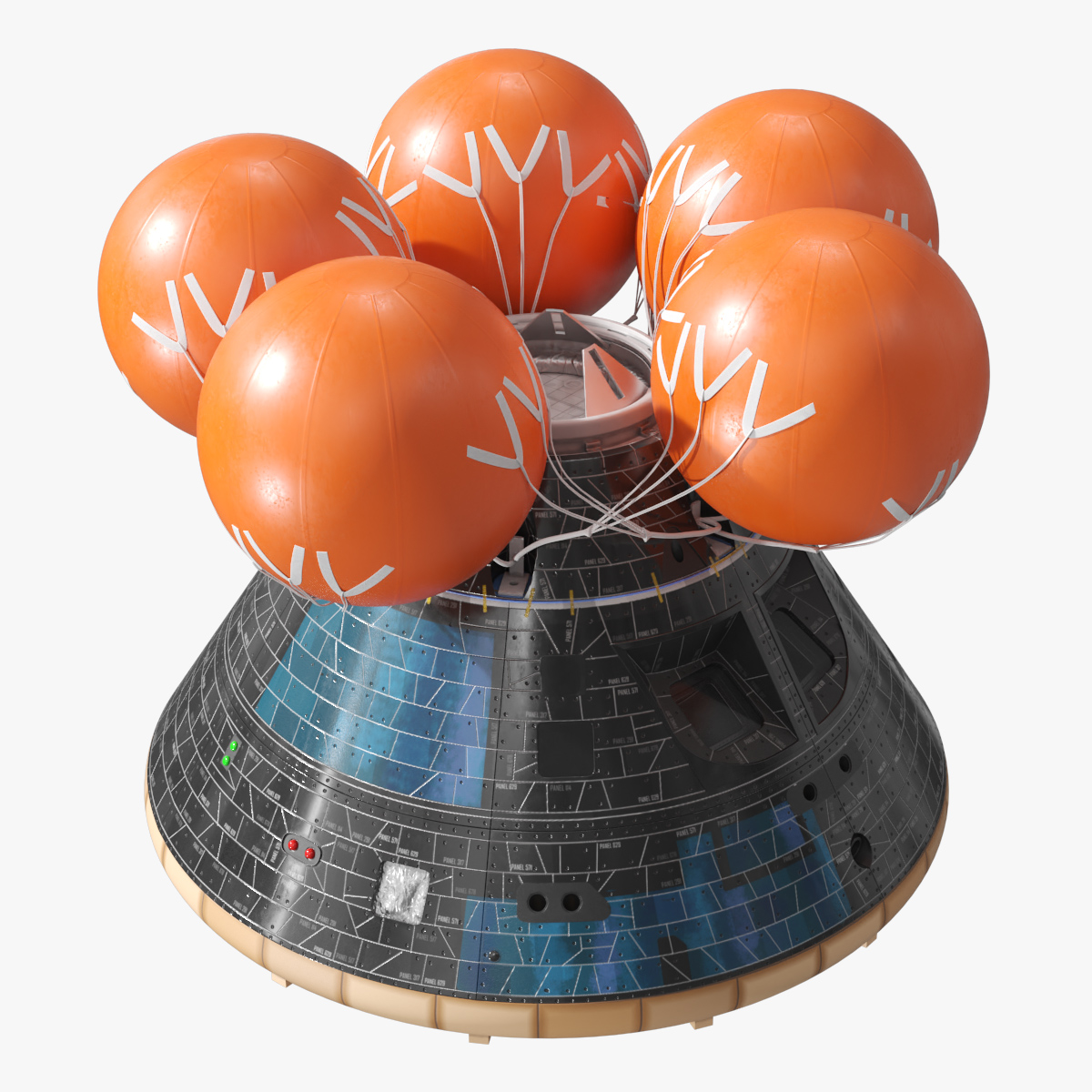 NASA Orion Spacecraft Cutaway with Internal Systems 3D model preview
