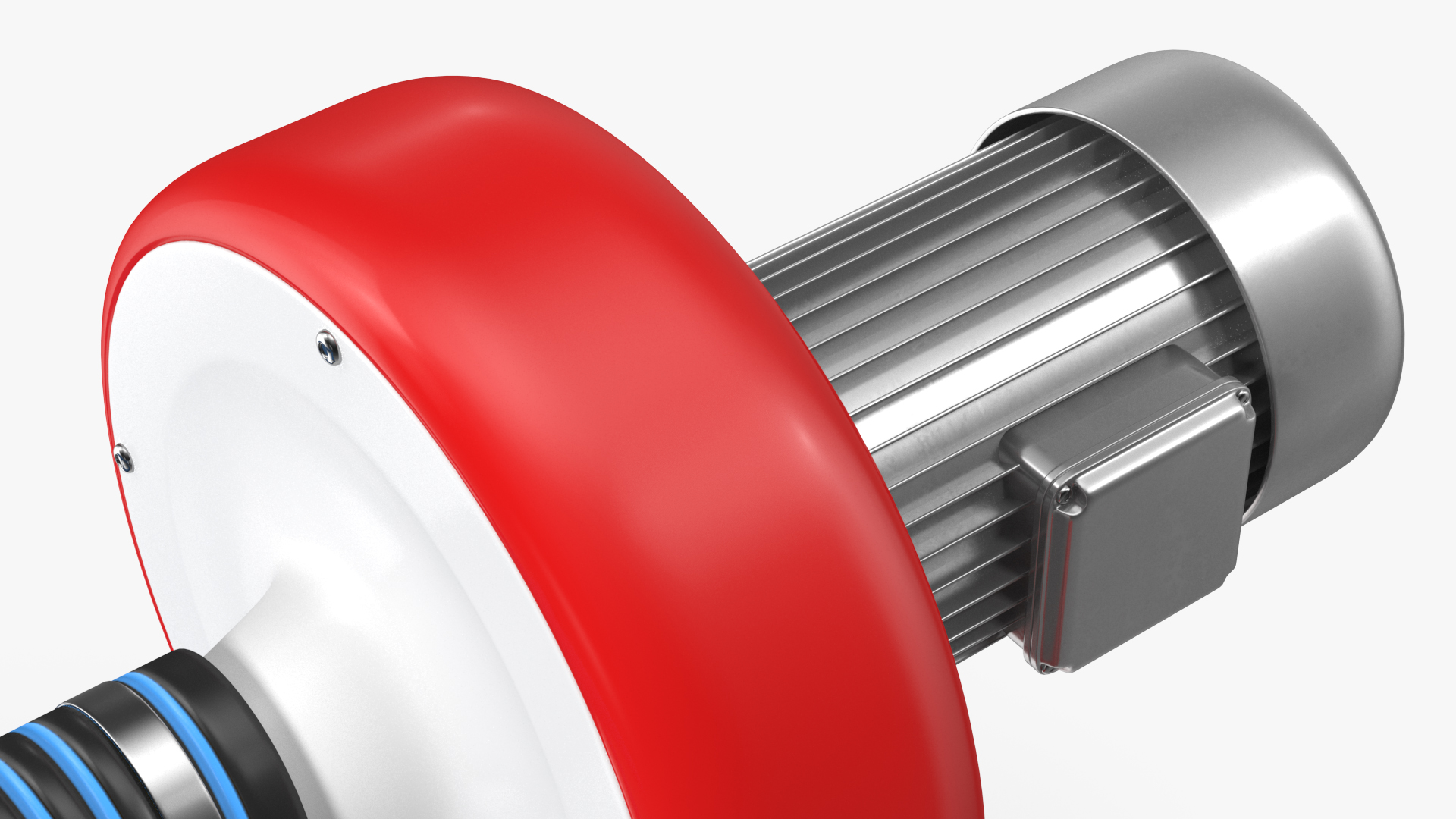 Exhaust Fume Extraction System Single Duct Rigged 3D model