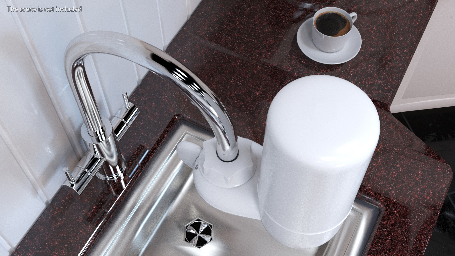 3D model Faucet Mount Brita Filter