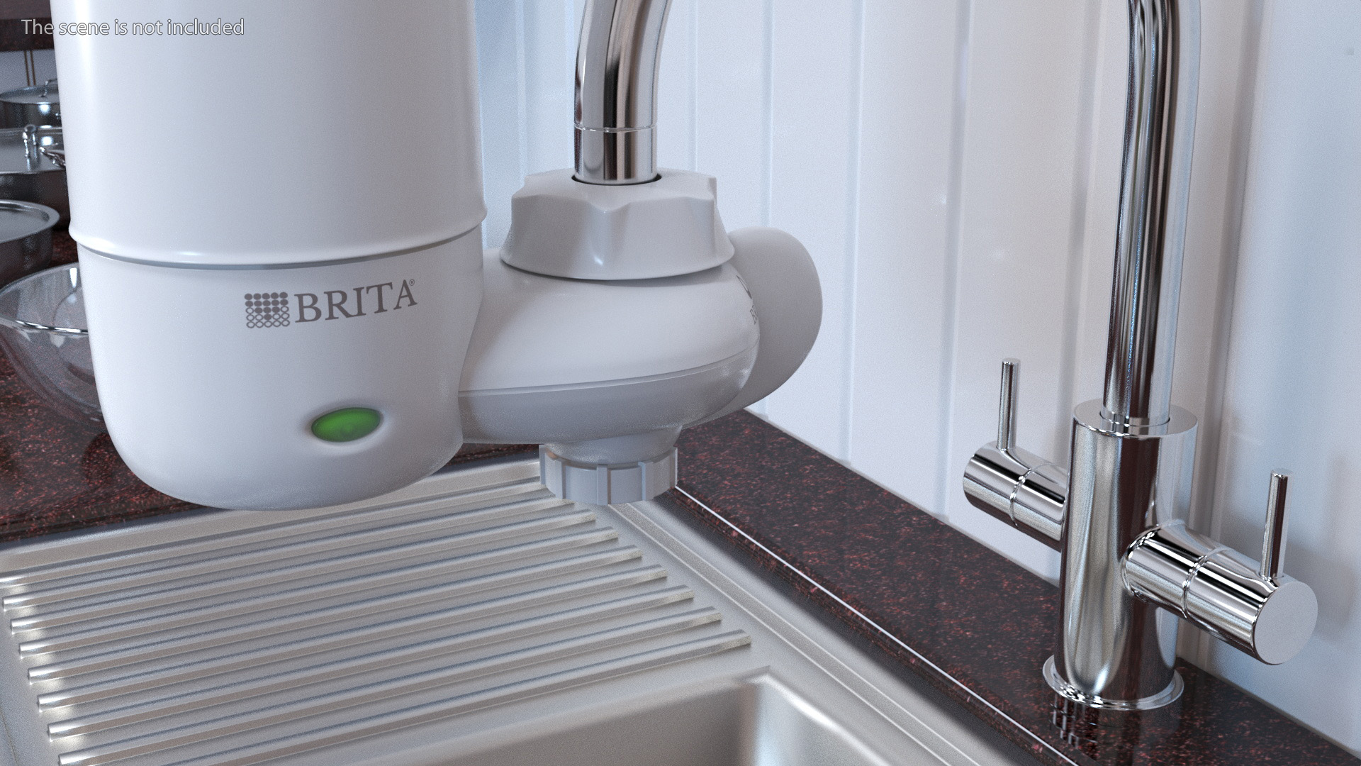 3D model Faucet Mount Brita Filter