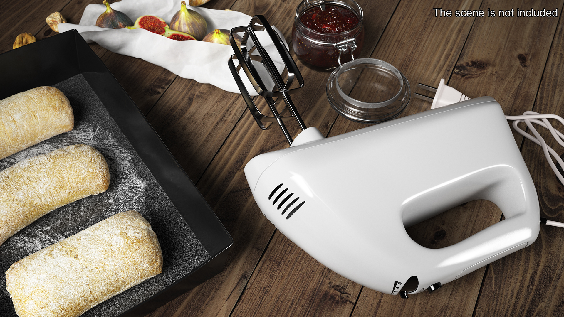 3D 5 Speed Hand Mixer model