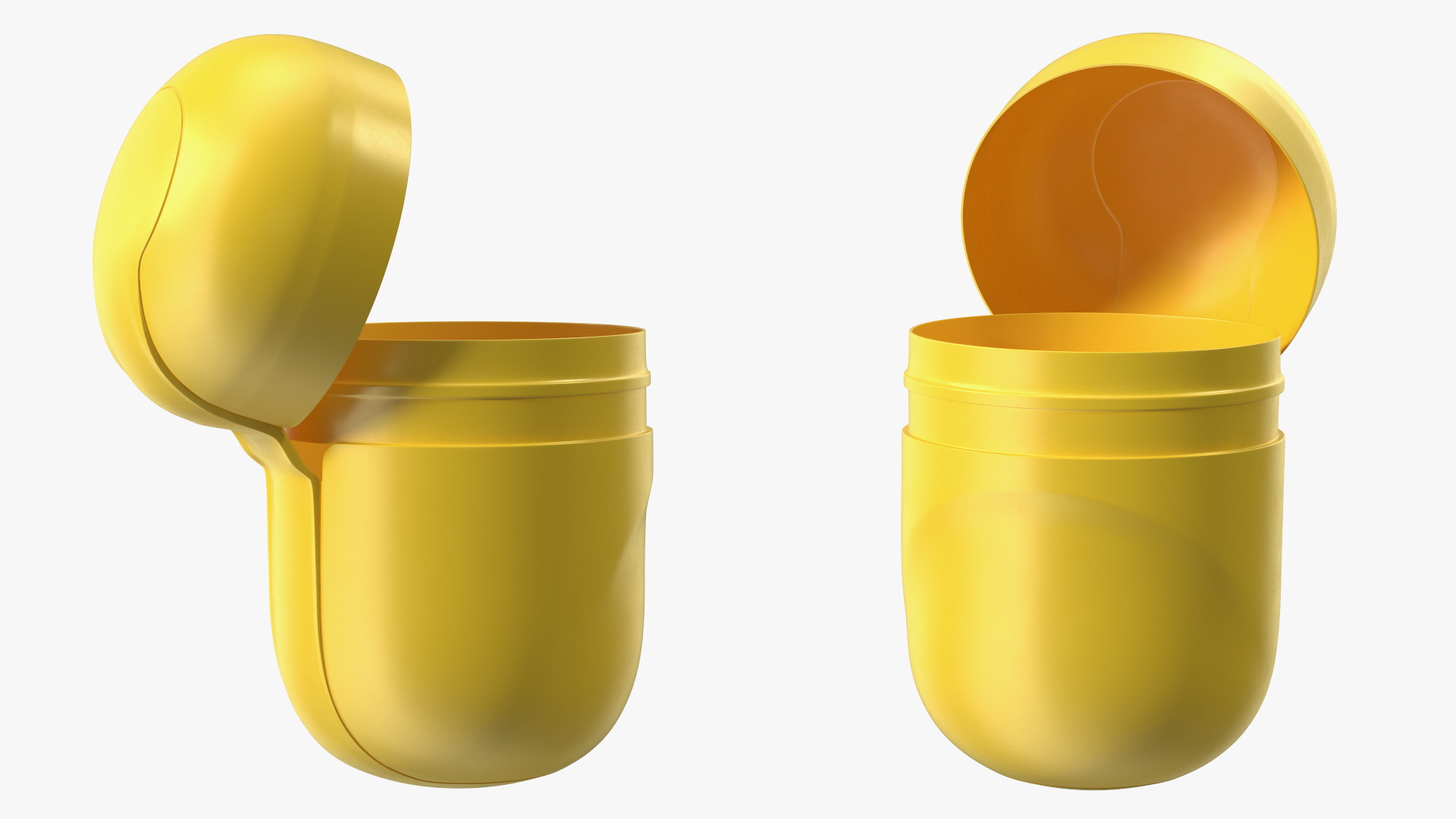 Light Open Kinder Egg Plastic Container 3D model