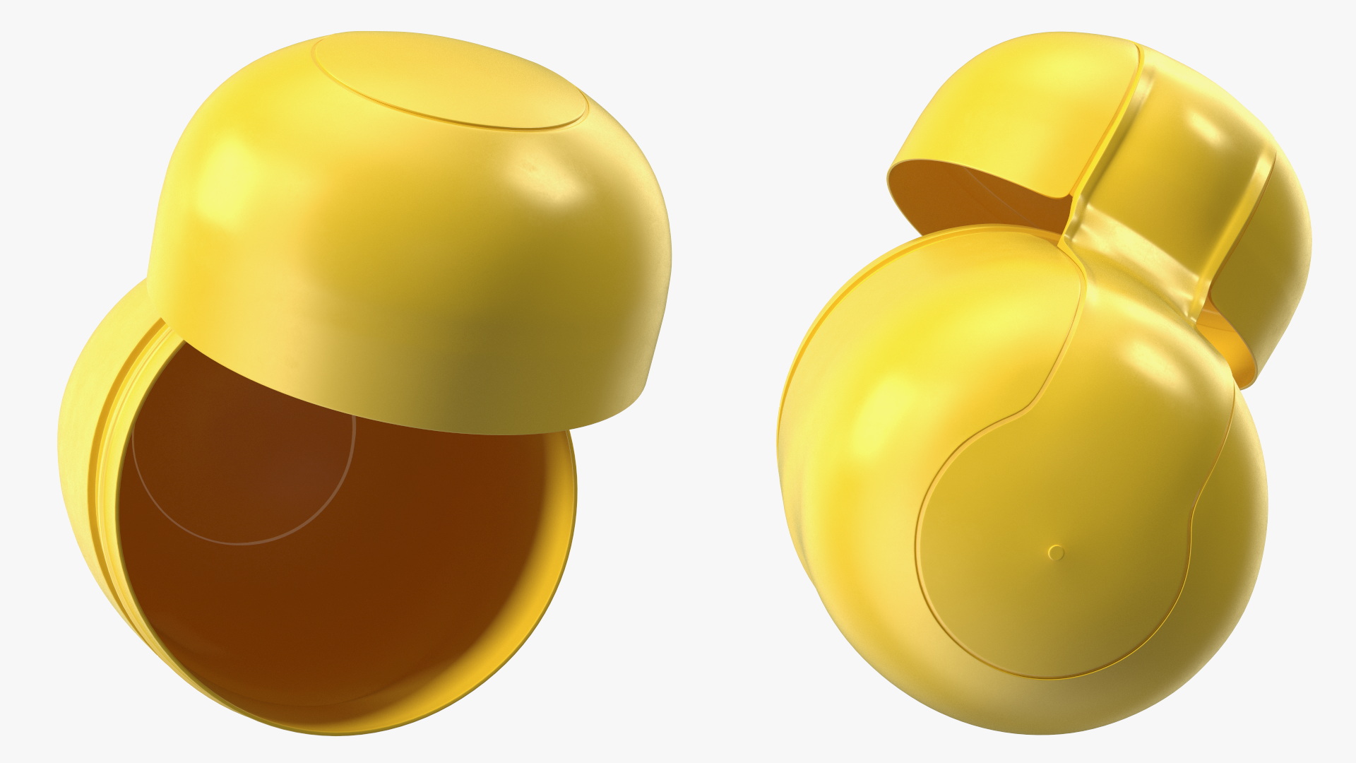Light Open Kinder Egg Plastic Container 3D model