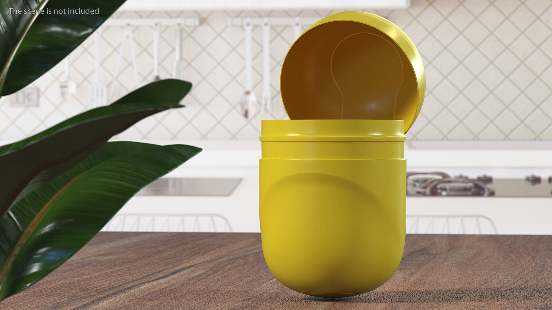 Light Open Kinder Egg Plastic Container 3D model