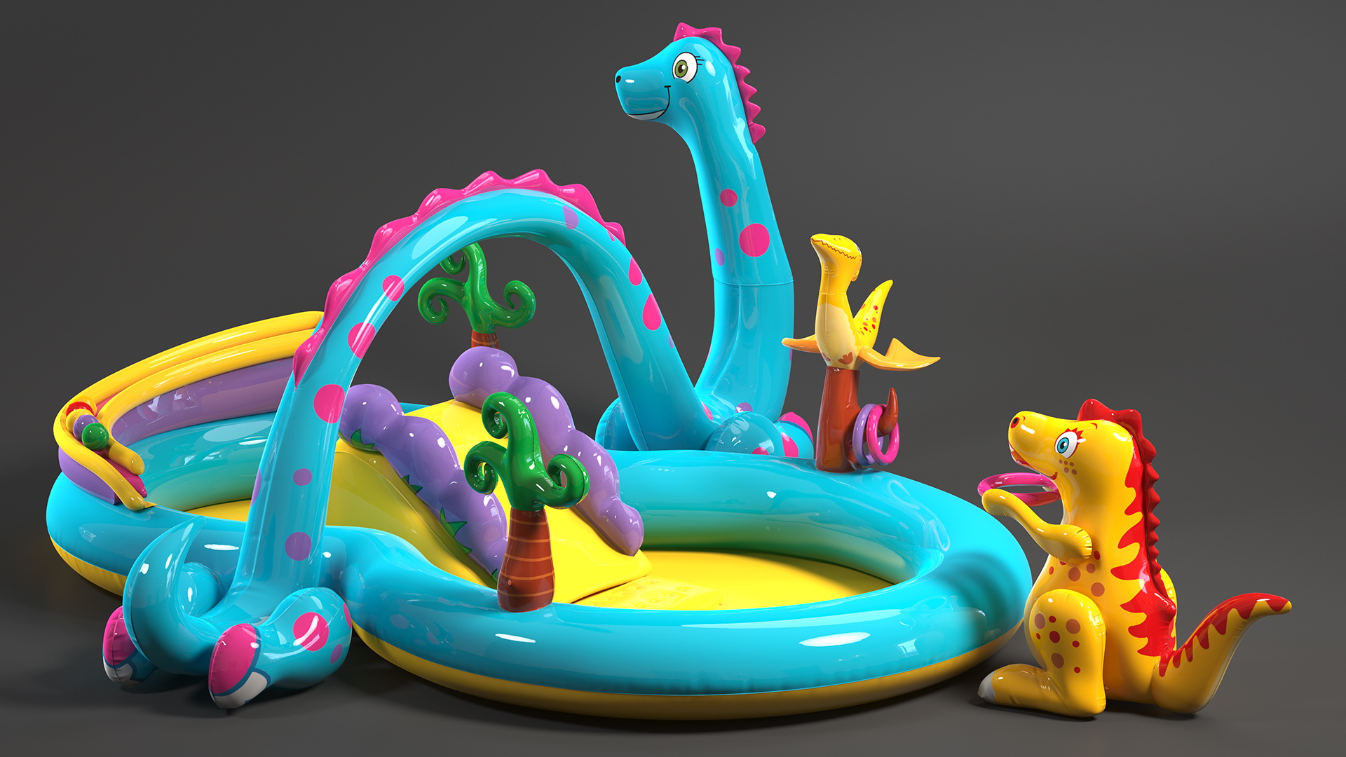 3D Dinoland Inflatable Play Center