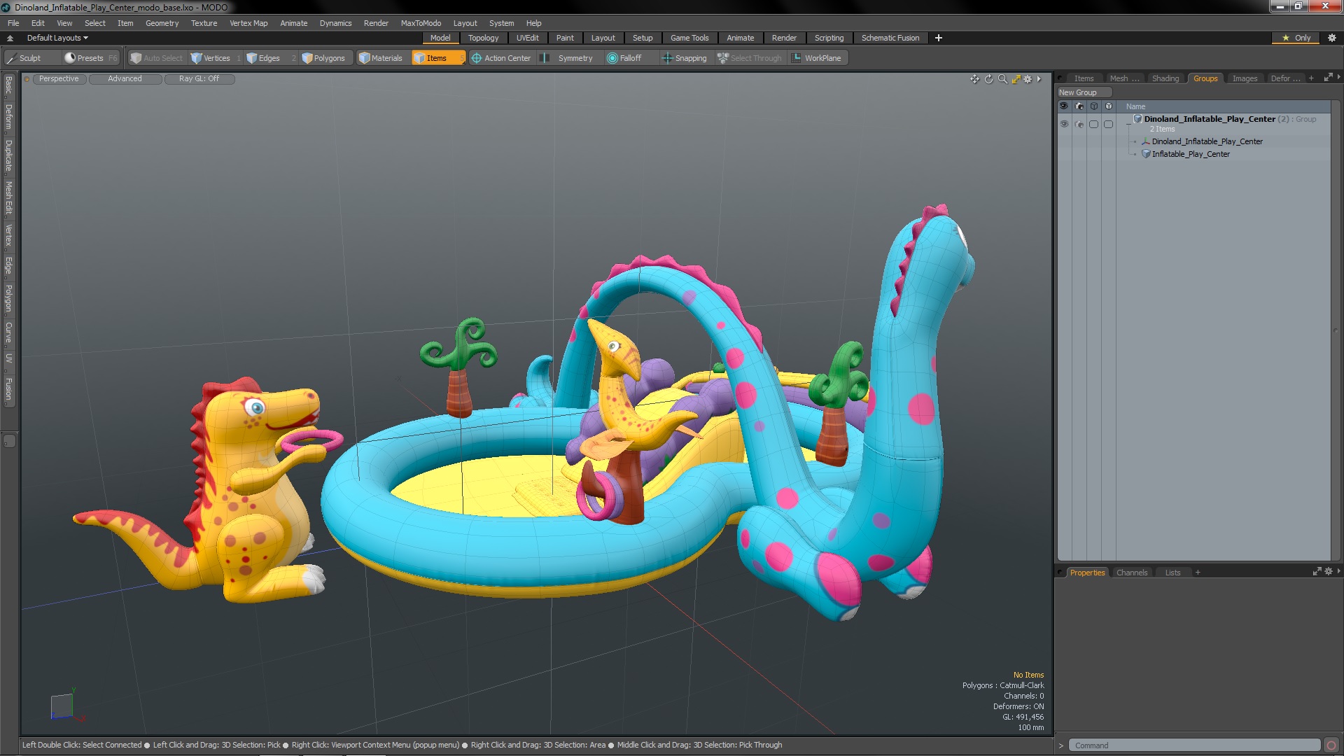 3D Dinoland Inflatable Play Center