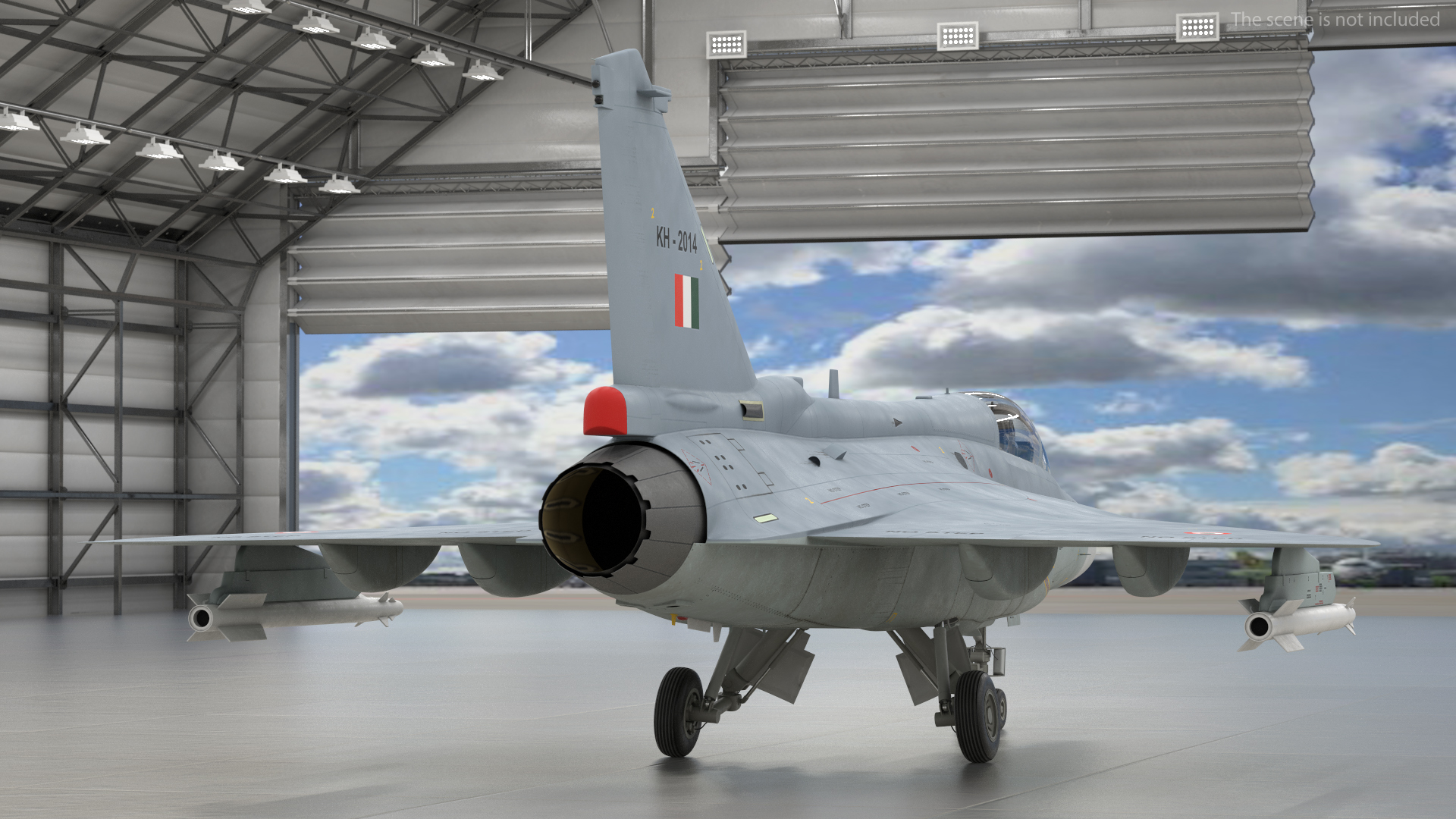 3D HAL Tejas Multirole Light Fighter model