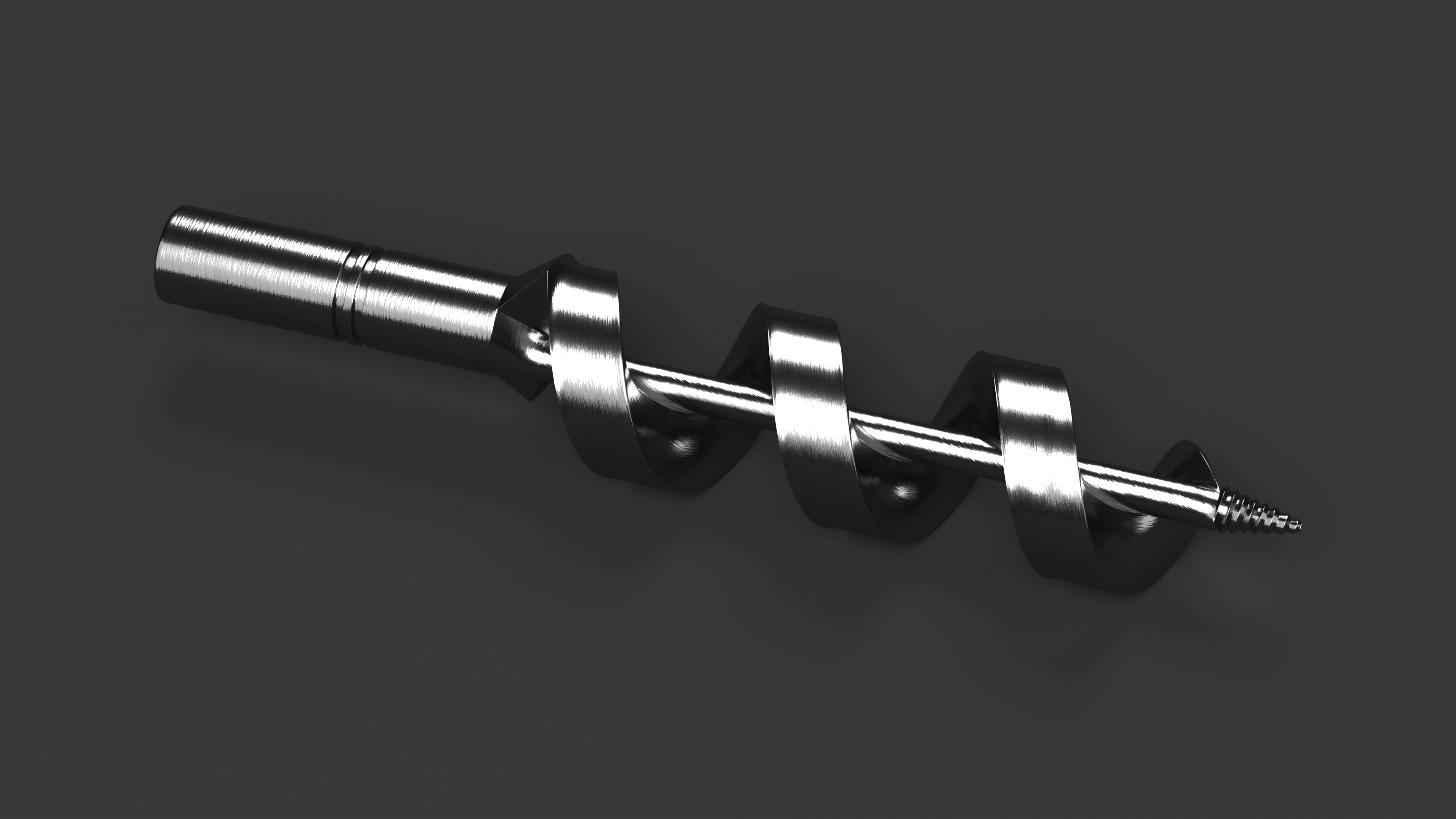 3D model Auger Drill Bit