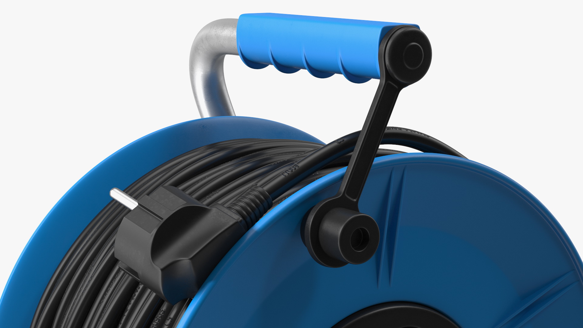 3D Extension Cord Reel with 4 Electrical Power Outlets
