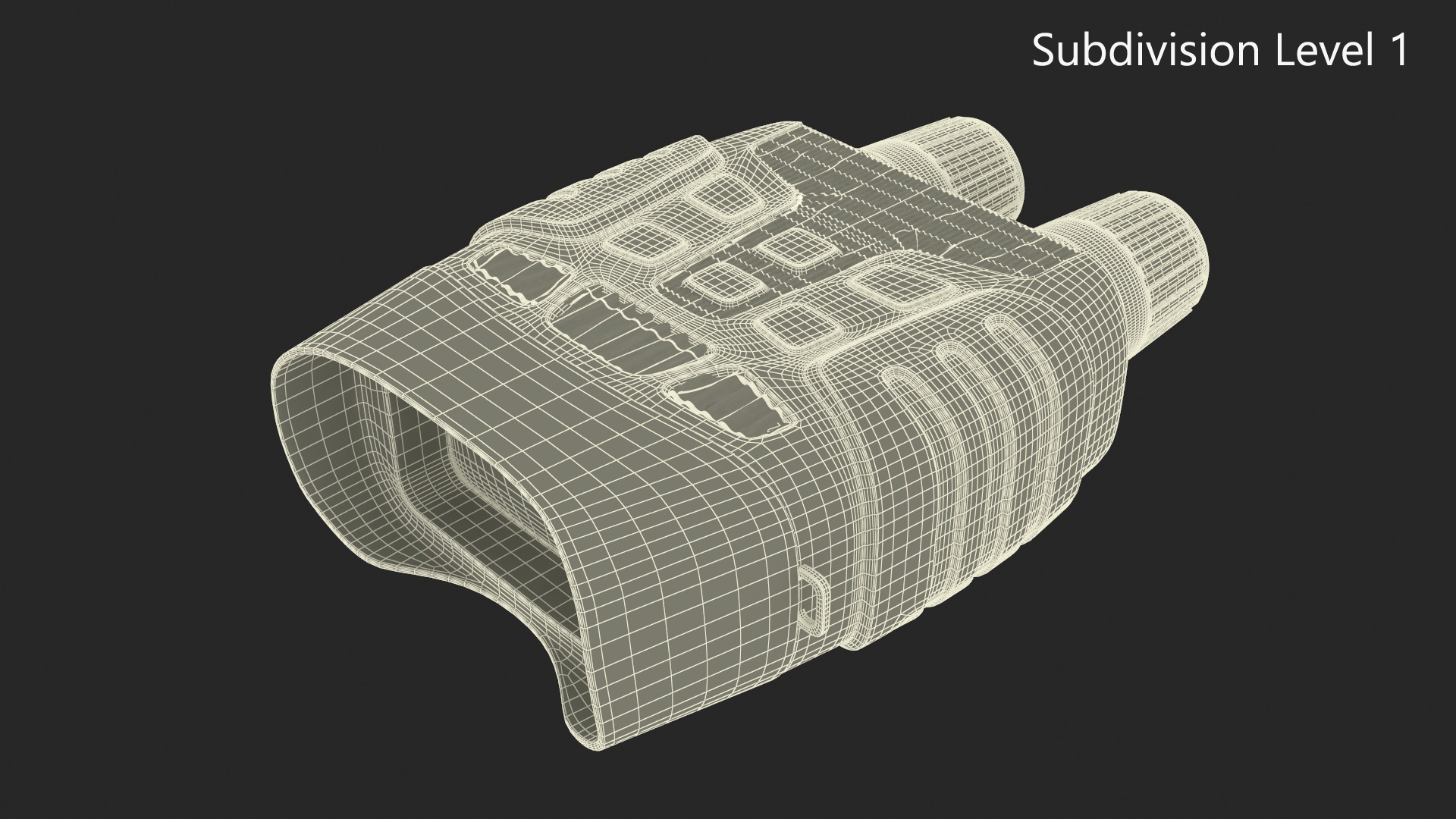 3D model Night Vision Binocular Rexing Como Color