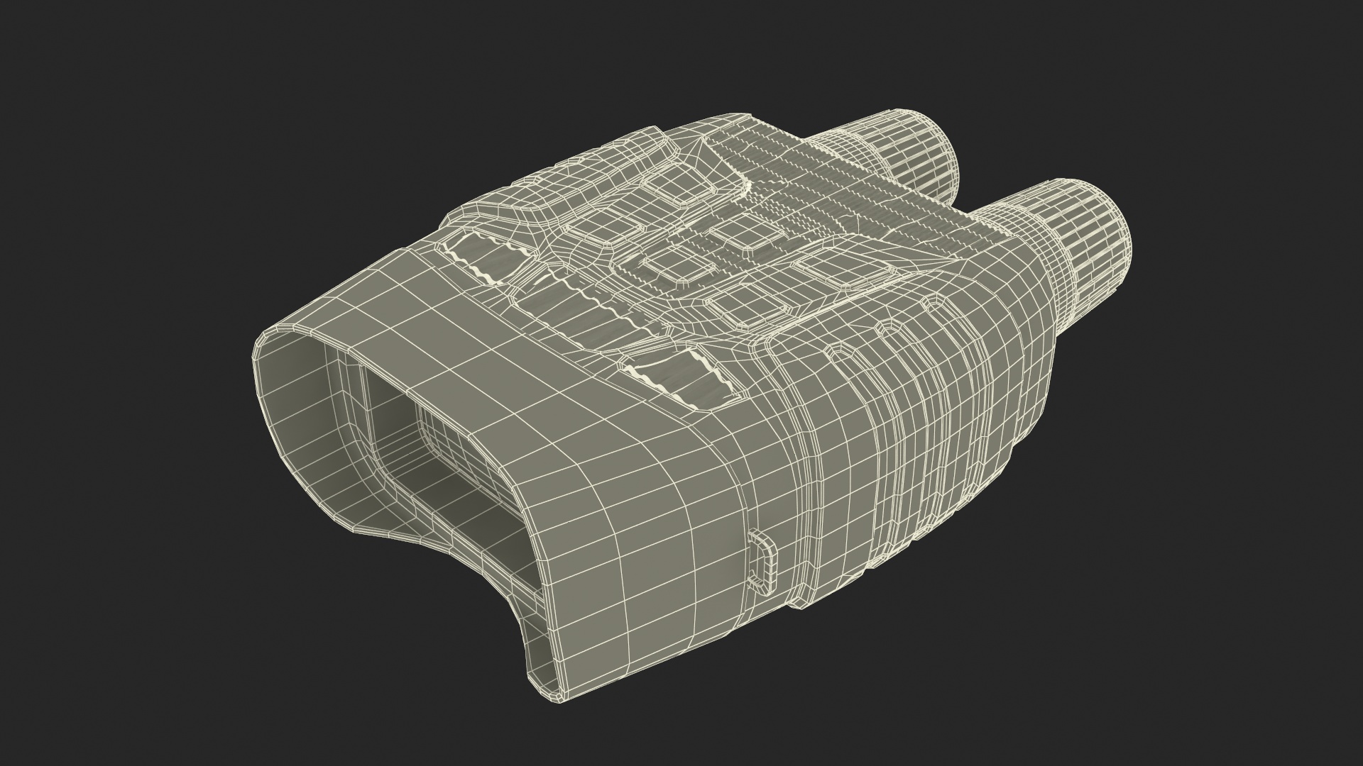 3D model Night Vision Binocular Rexing Como Color