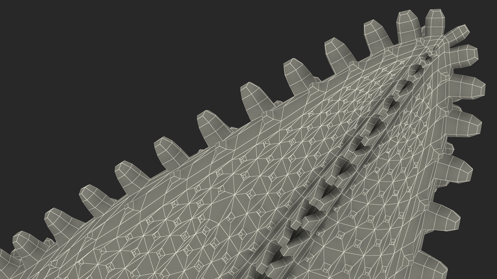 3D Starfish Dark model