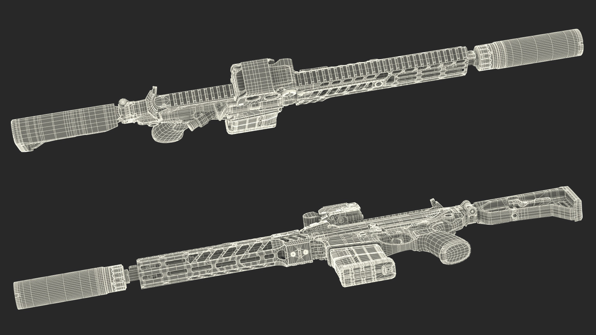 3D SIG XM7 Assault Rifle