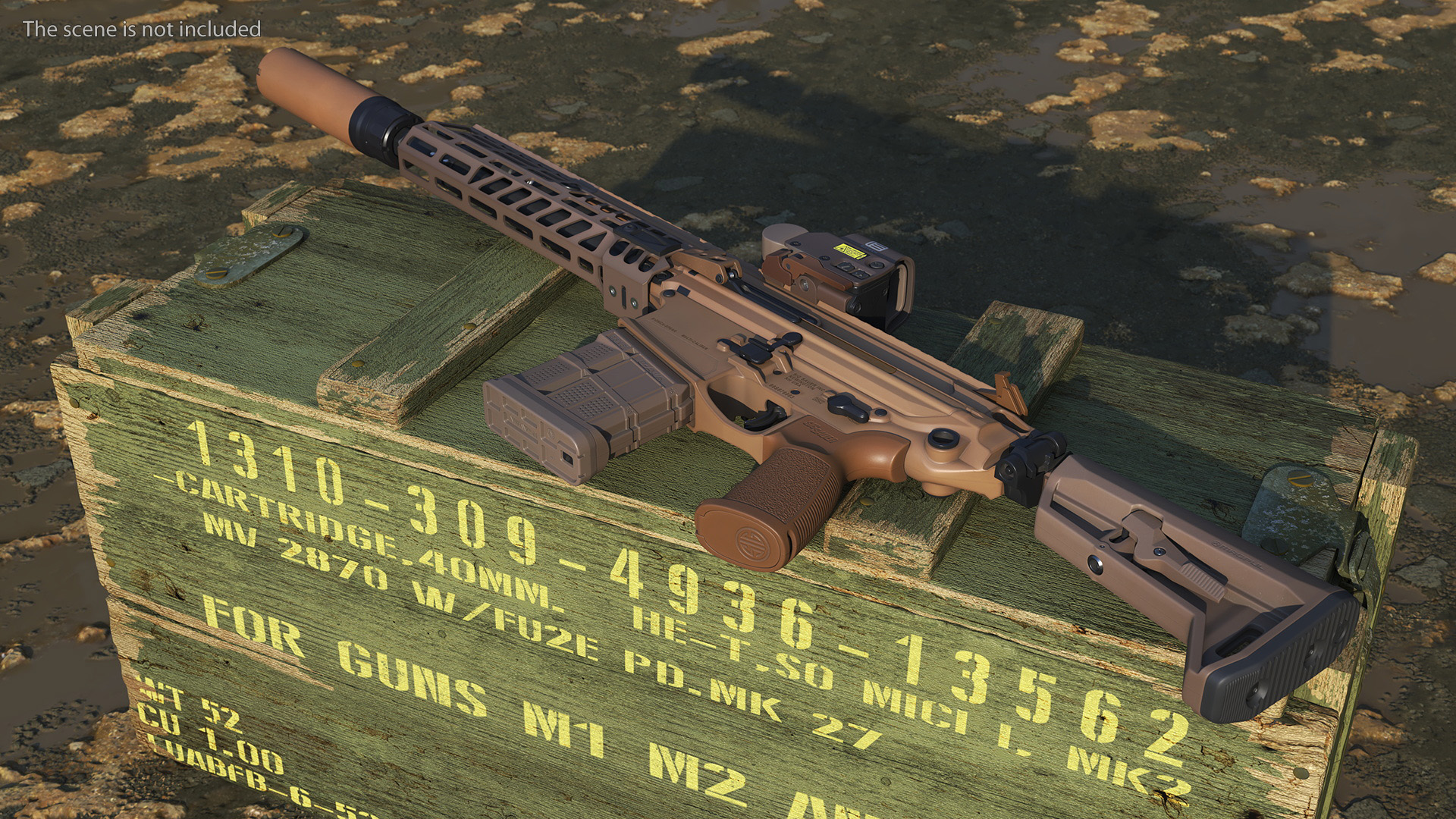 3D SIG XM7 Assault Rifle