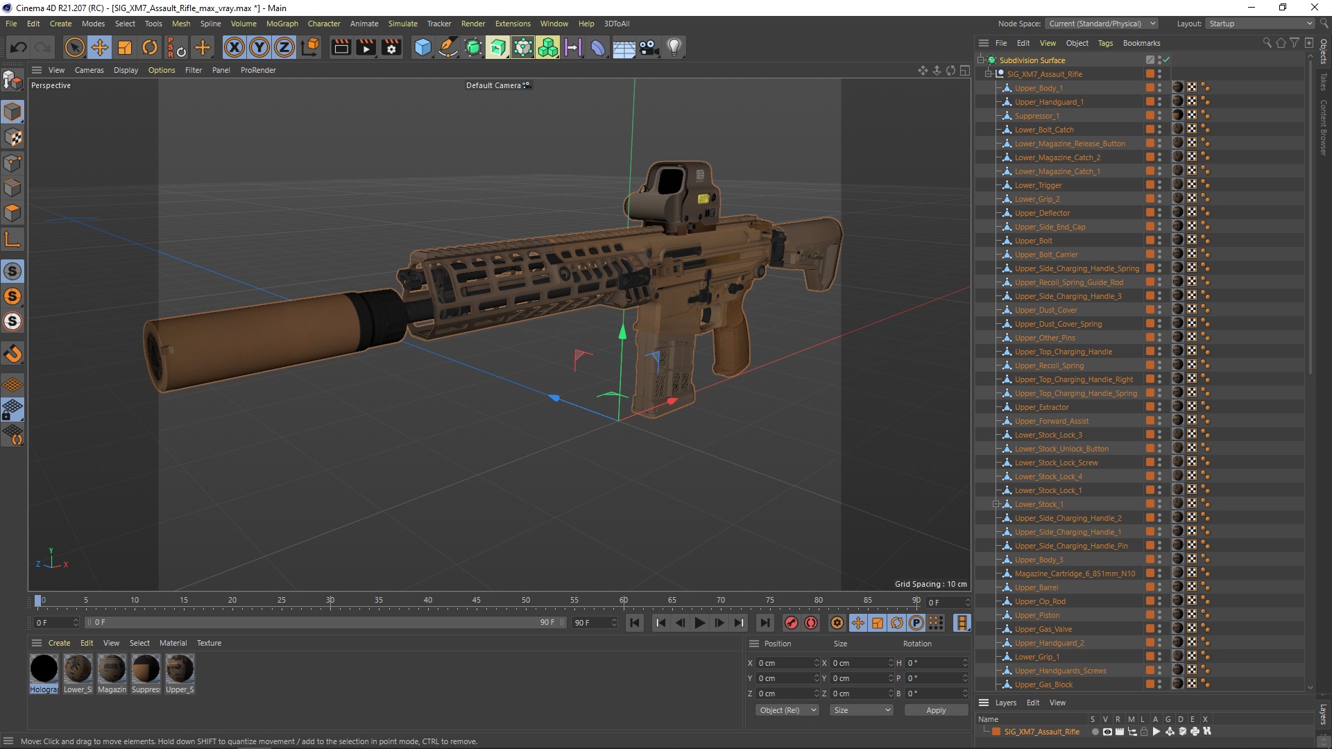 3D SIG XM7 Assault Rifle