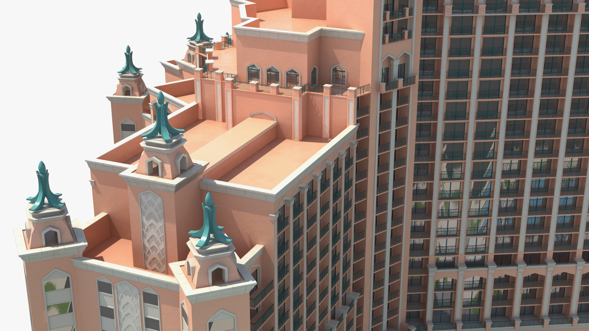 Atlantis Palm Dubai Luxury Hotel 3D