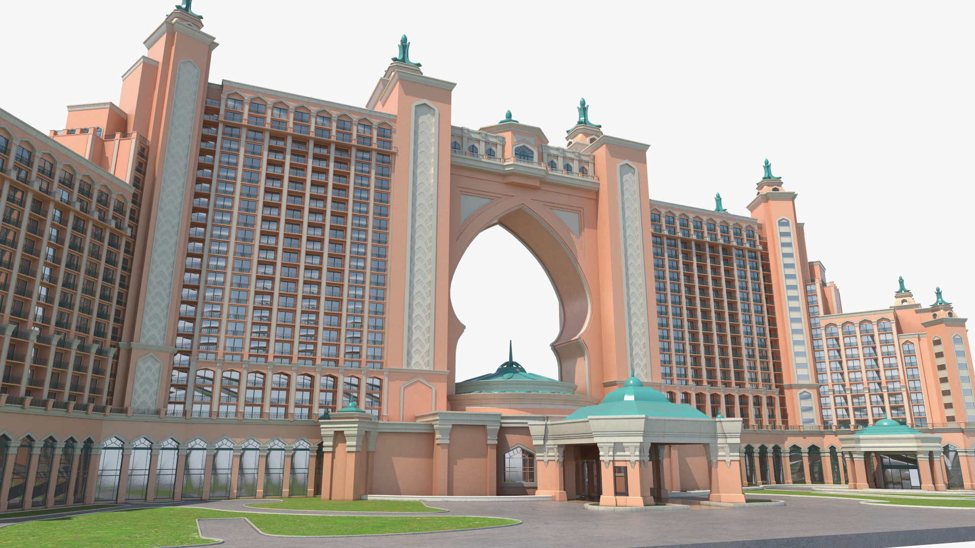 Atlantis Palm Dubai Luxury Hotel 3D