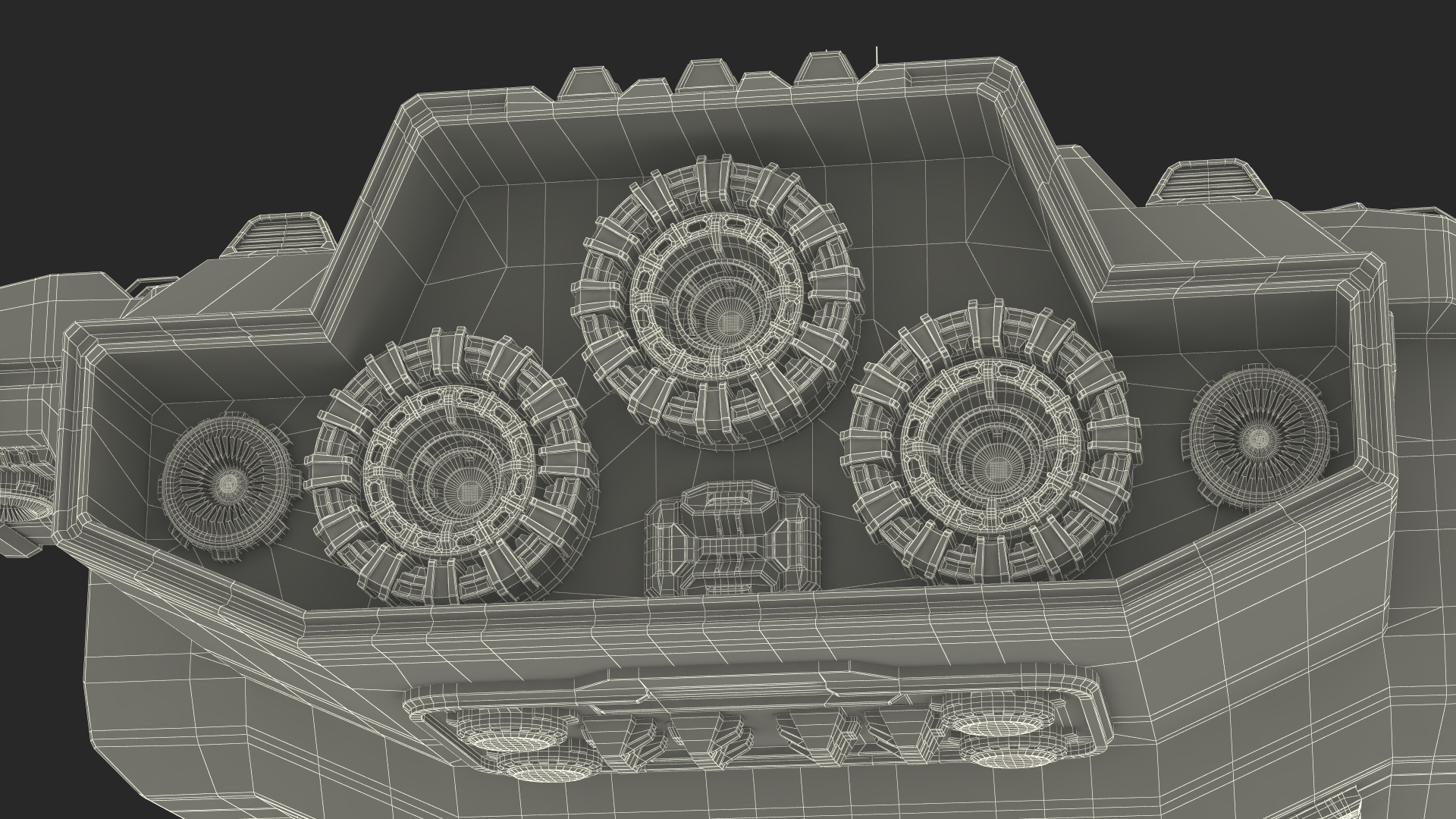 3D Civilian Spaceship model