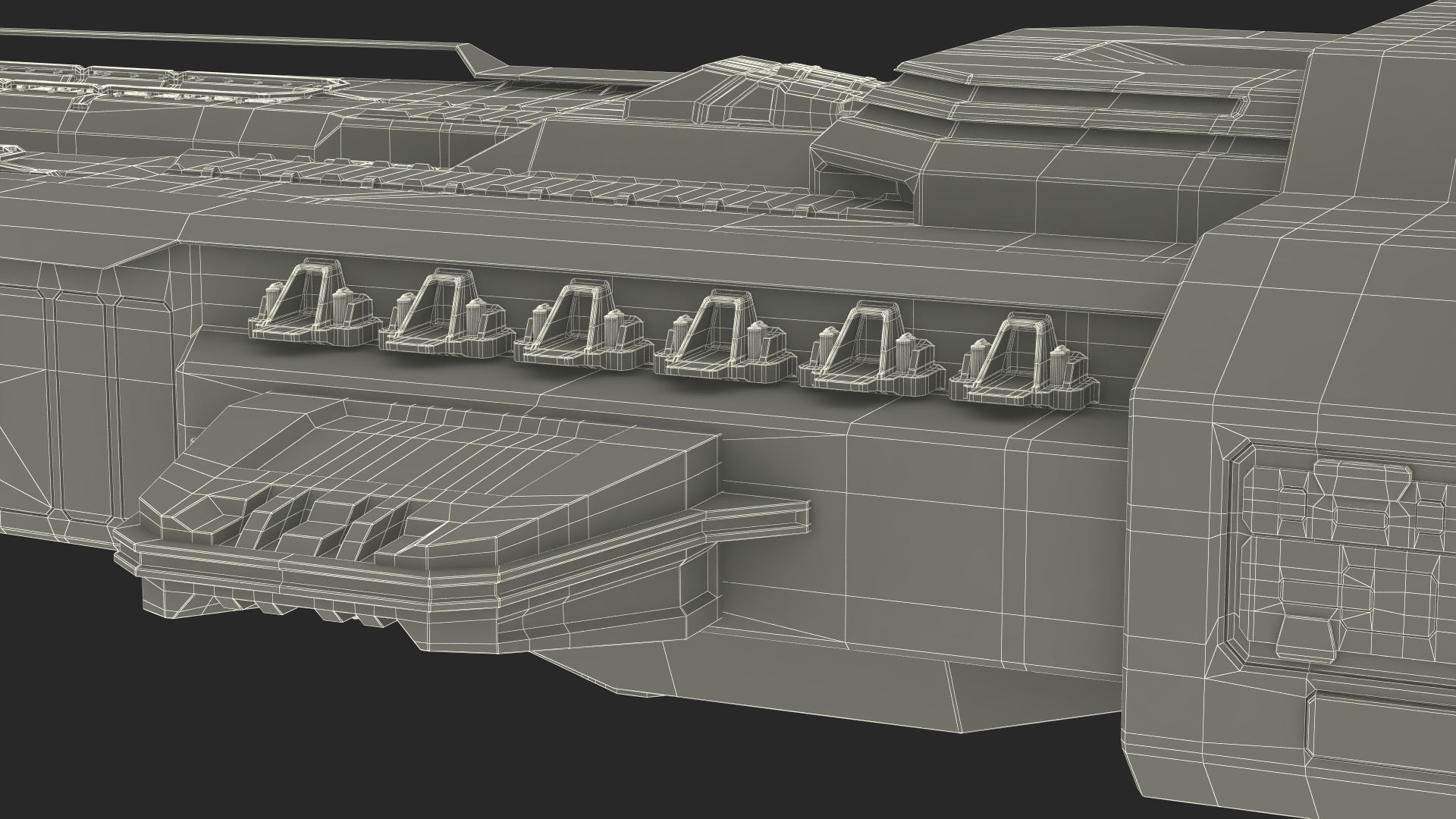 3D Civilian Spaceship model