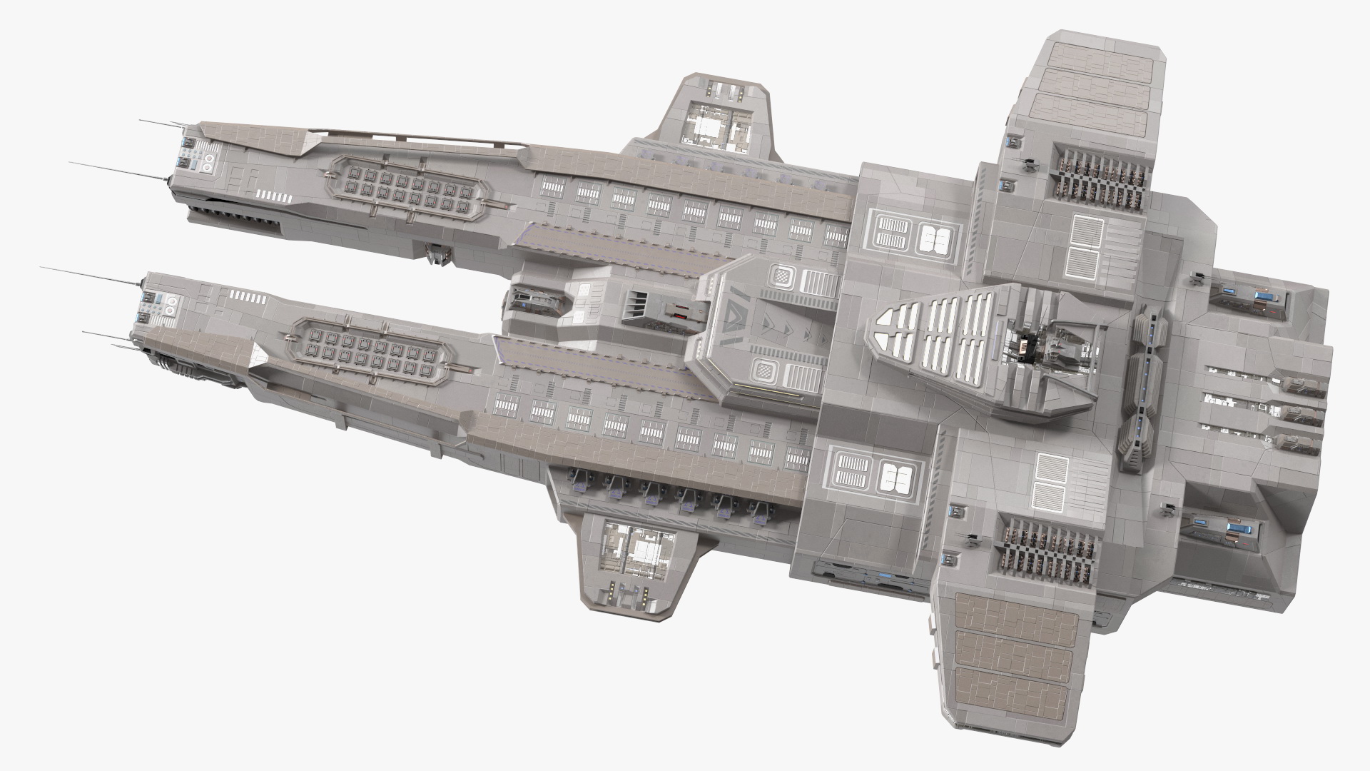 3D Civilian Spaceship model