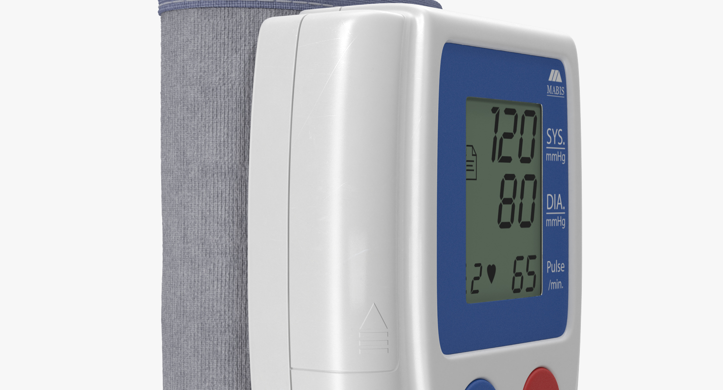 3D Wrist Blood Pressure Monitor model