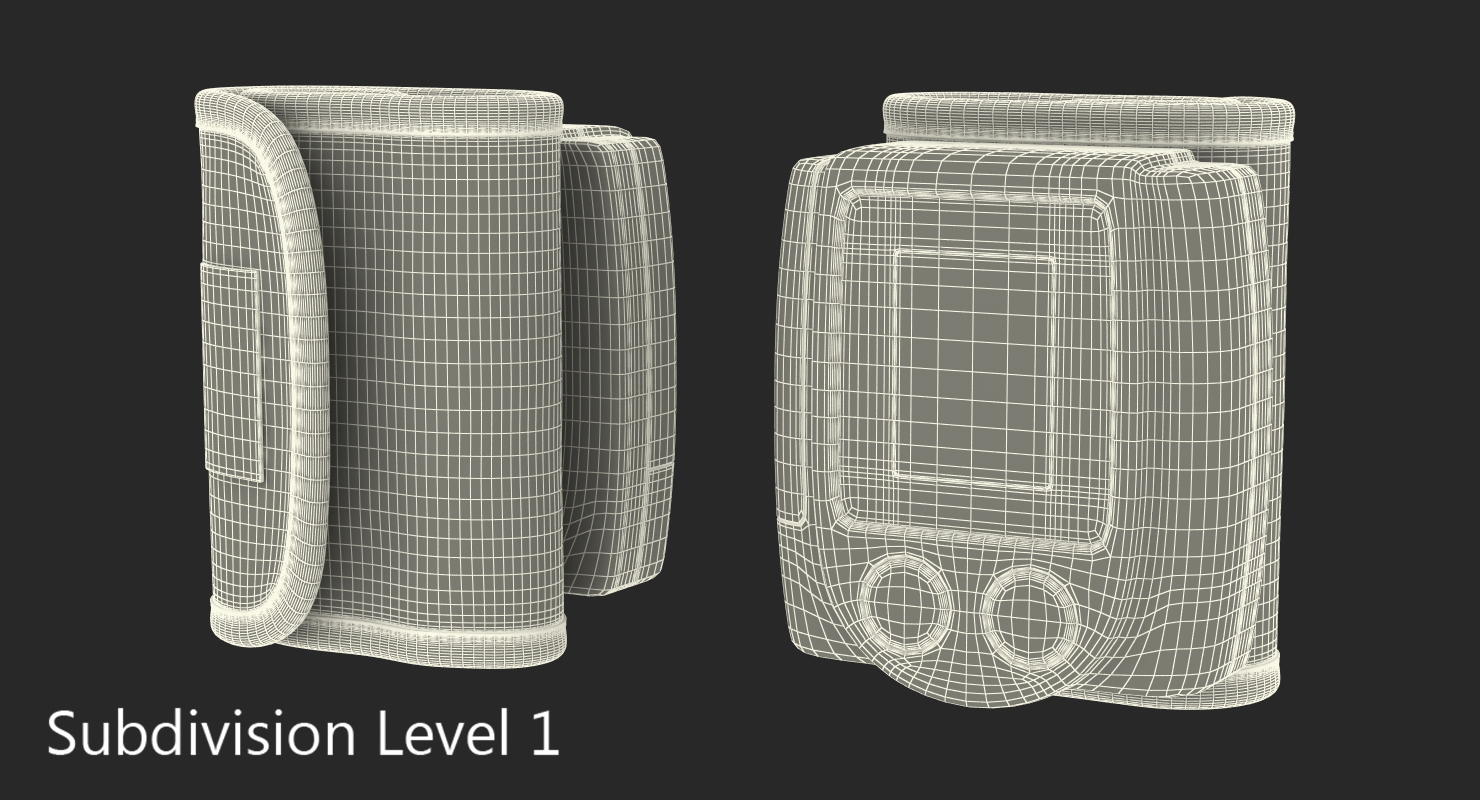 3D Wrist Blood Pressure Monitor model