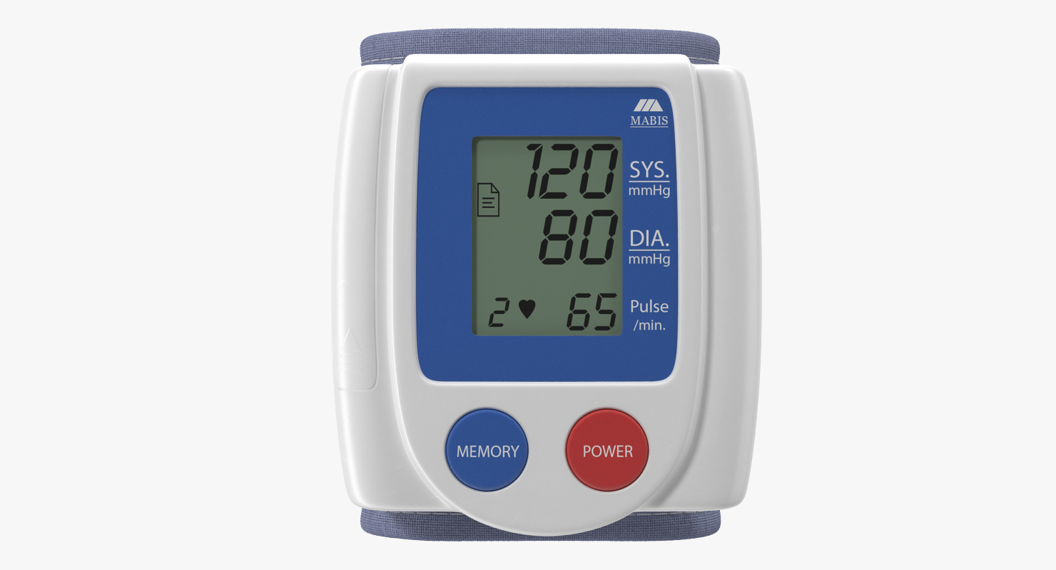 3D Wrist Blood Pressure Monitor model