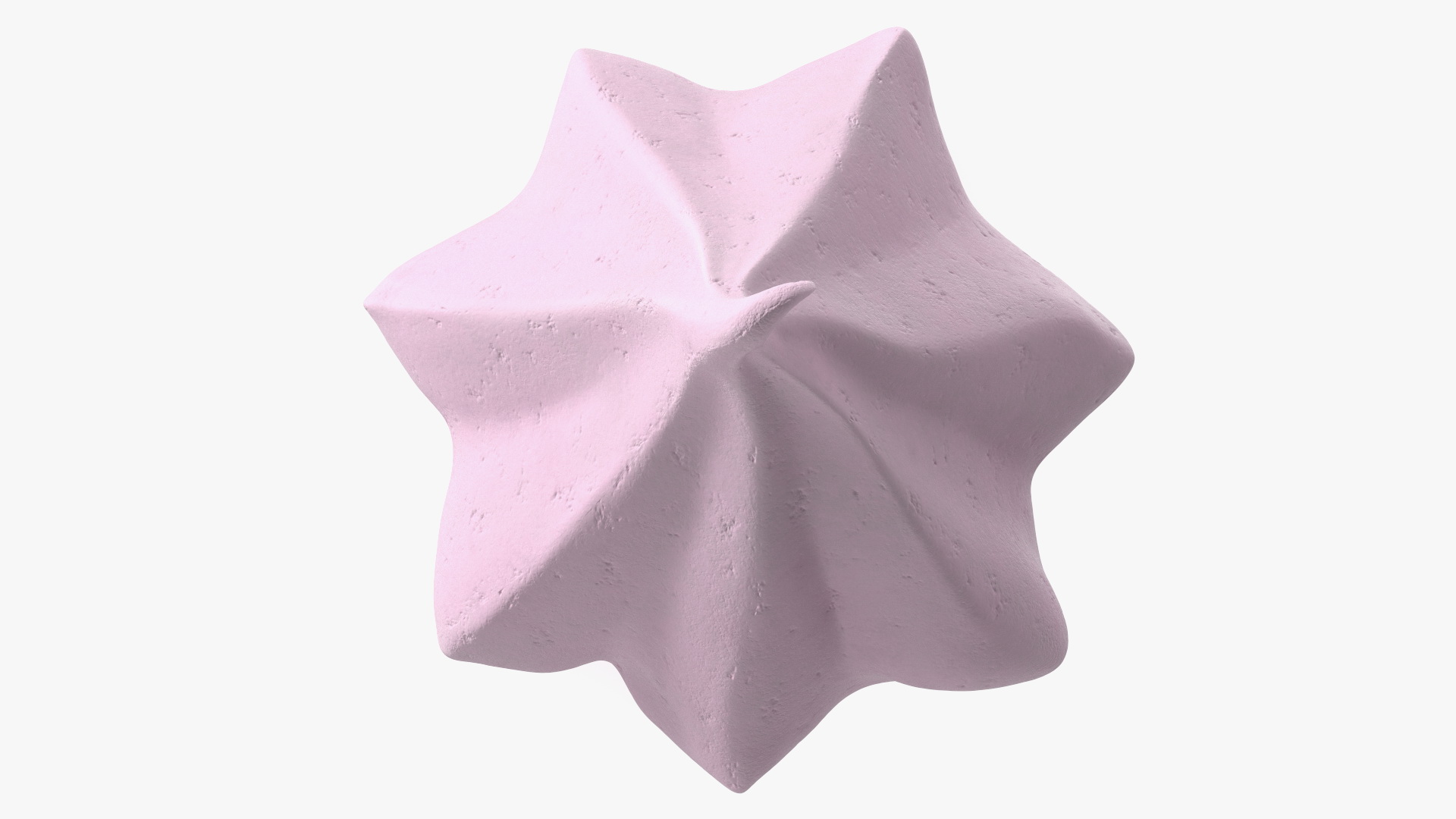 Small Cone Meringue Pink 3D model