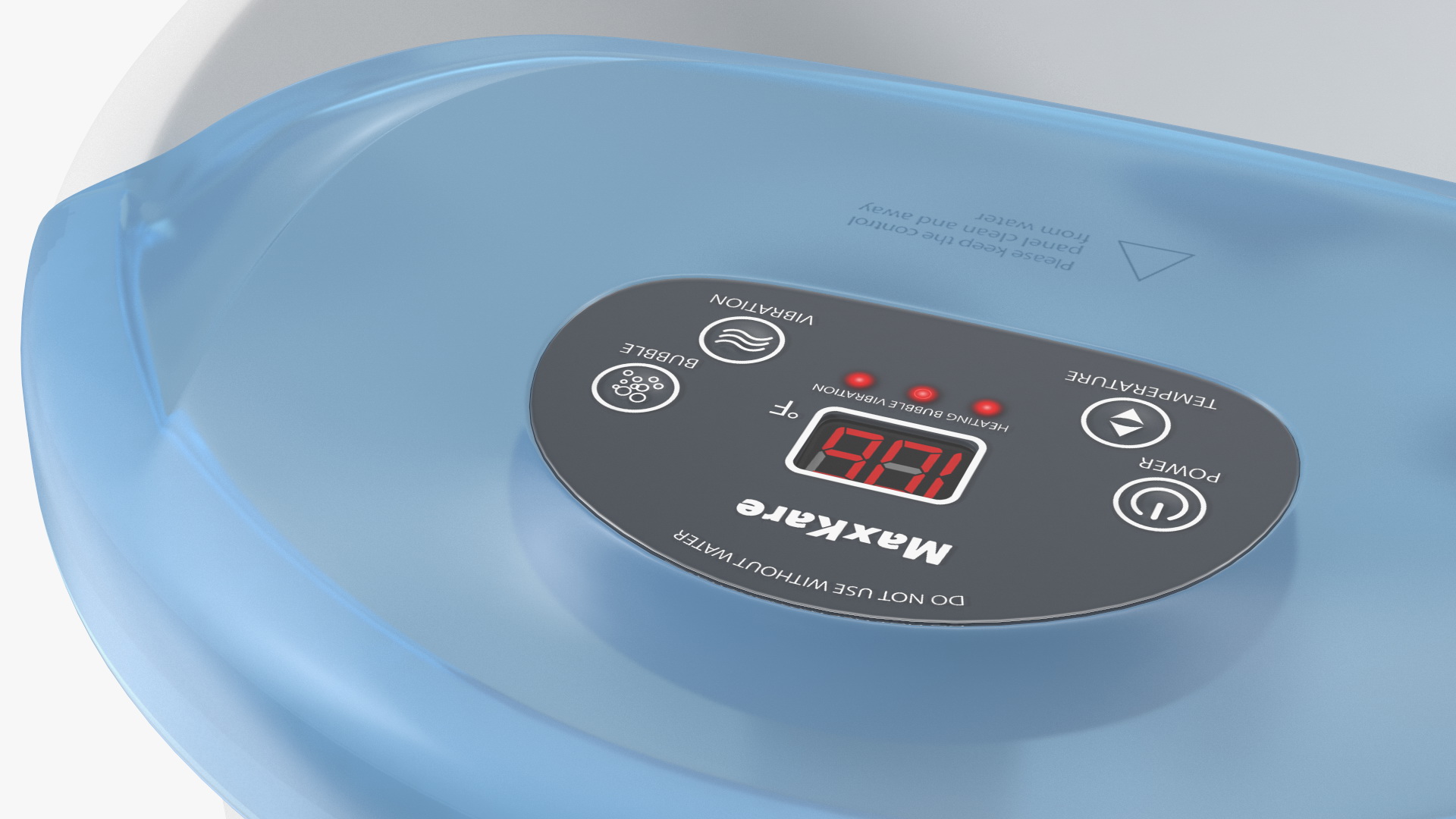 3D MaxKare Spa Foot Massager Empty