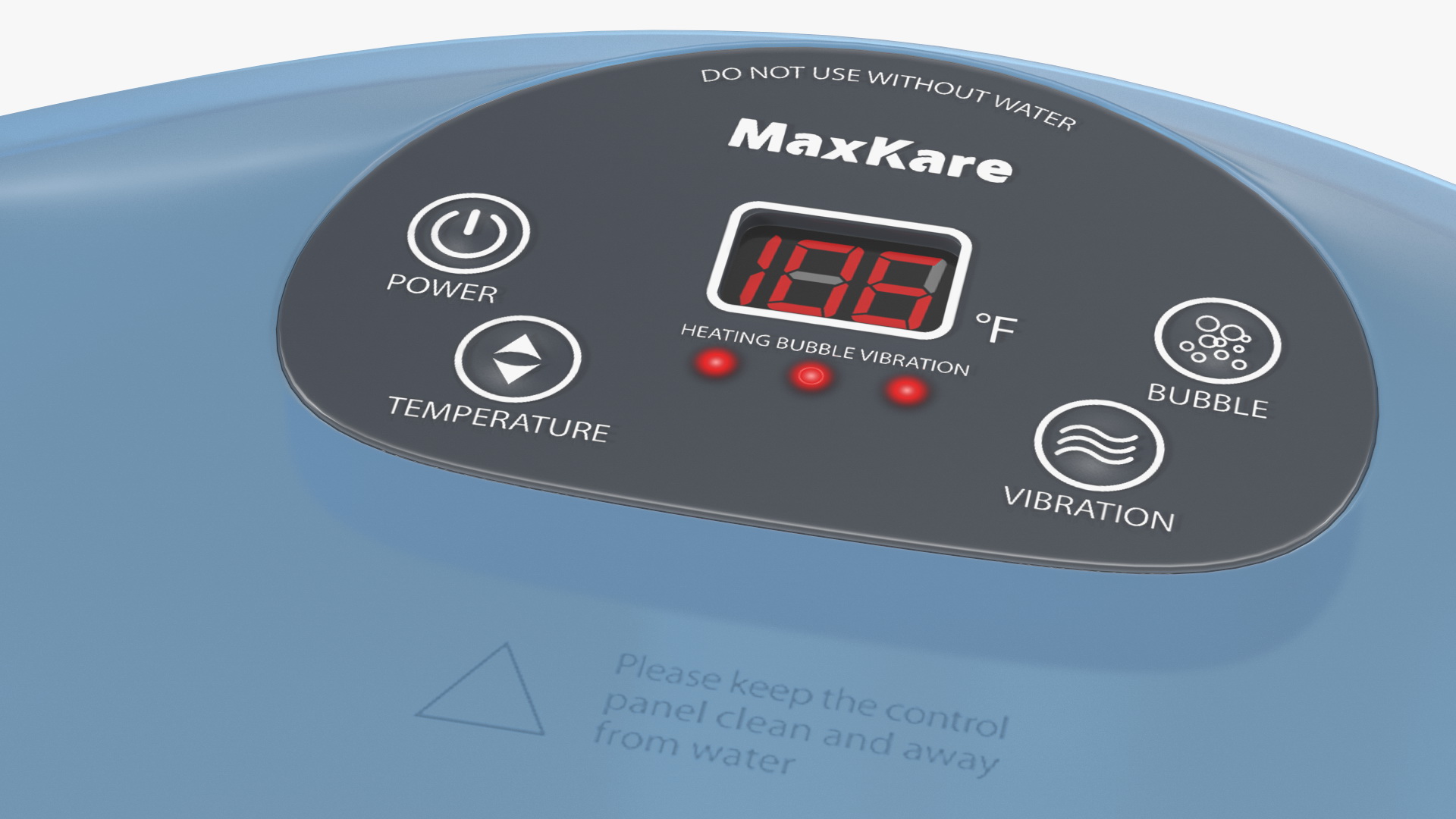 3D MaxKare Spa Foot Massager Empty