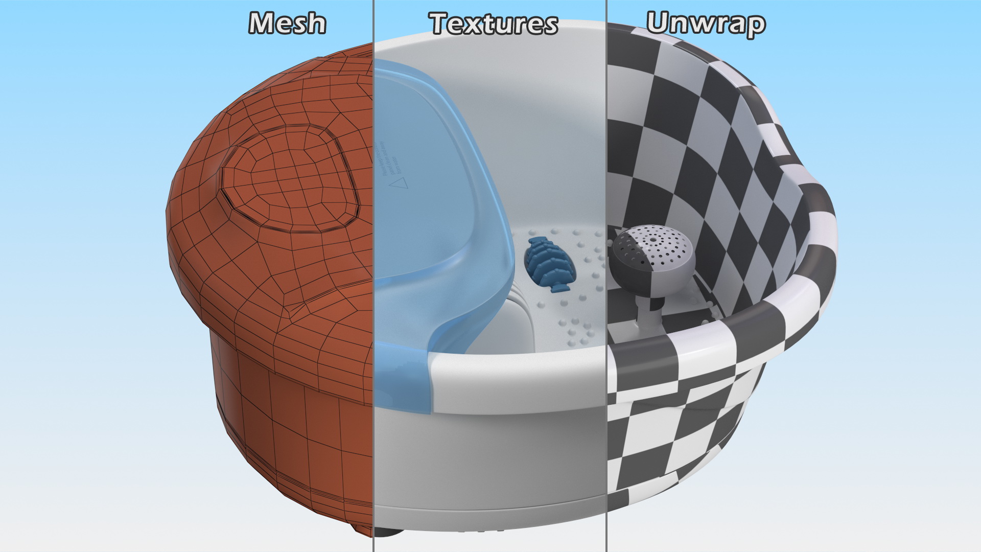 3D MaxKare Spa Foot Massager Empty