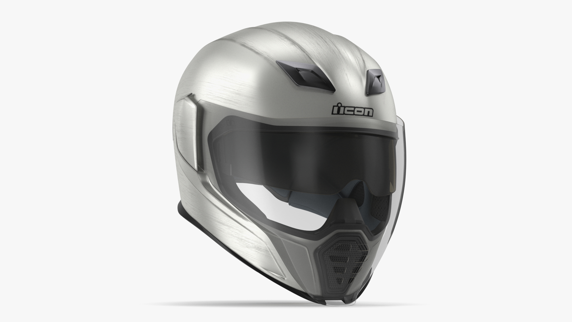3D Full Face Motorcycle Helmet Icon Airflite Quicksilver model