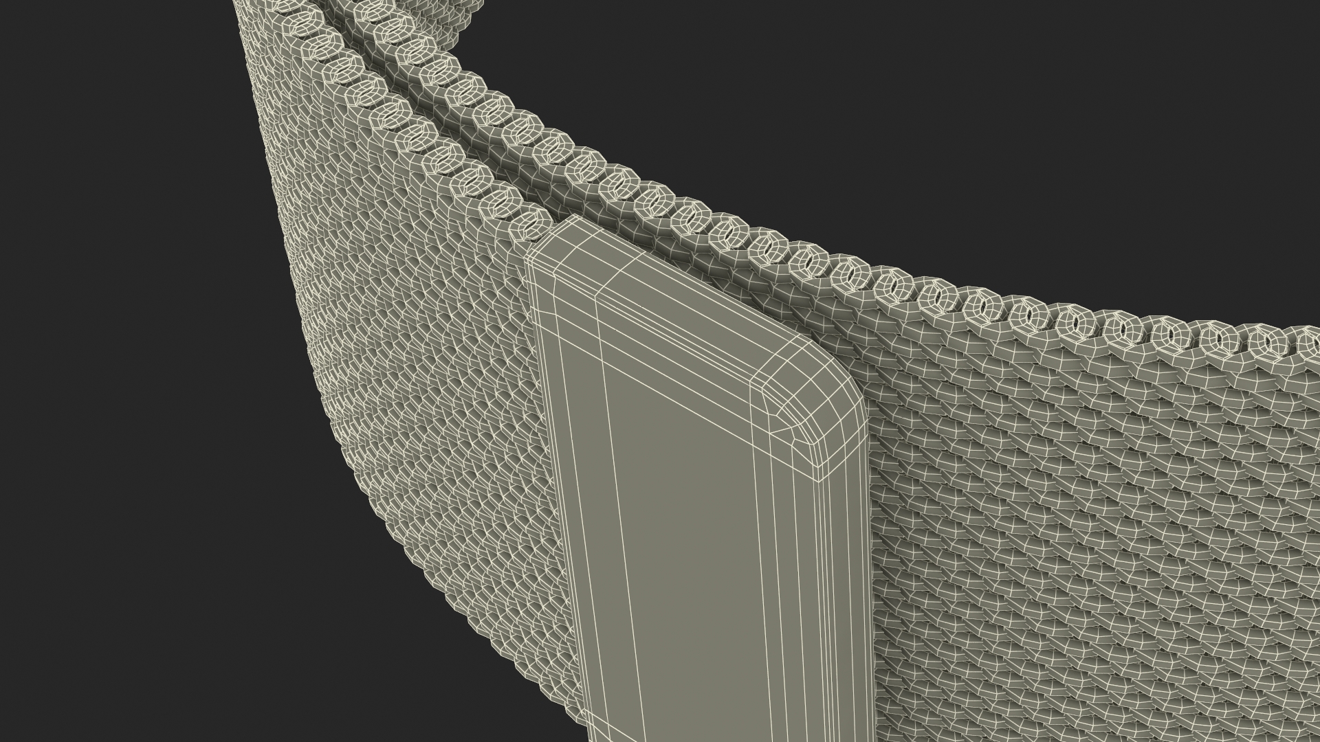 3D Apple Watch with Mesh Band