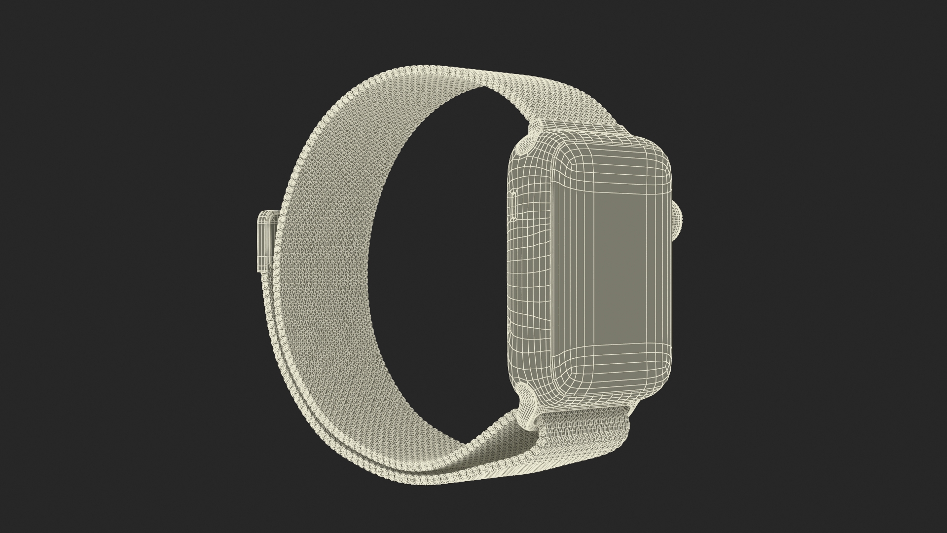 3D Apple Watch with Mesh Band
