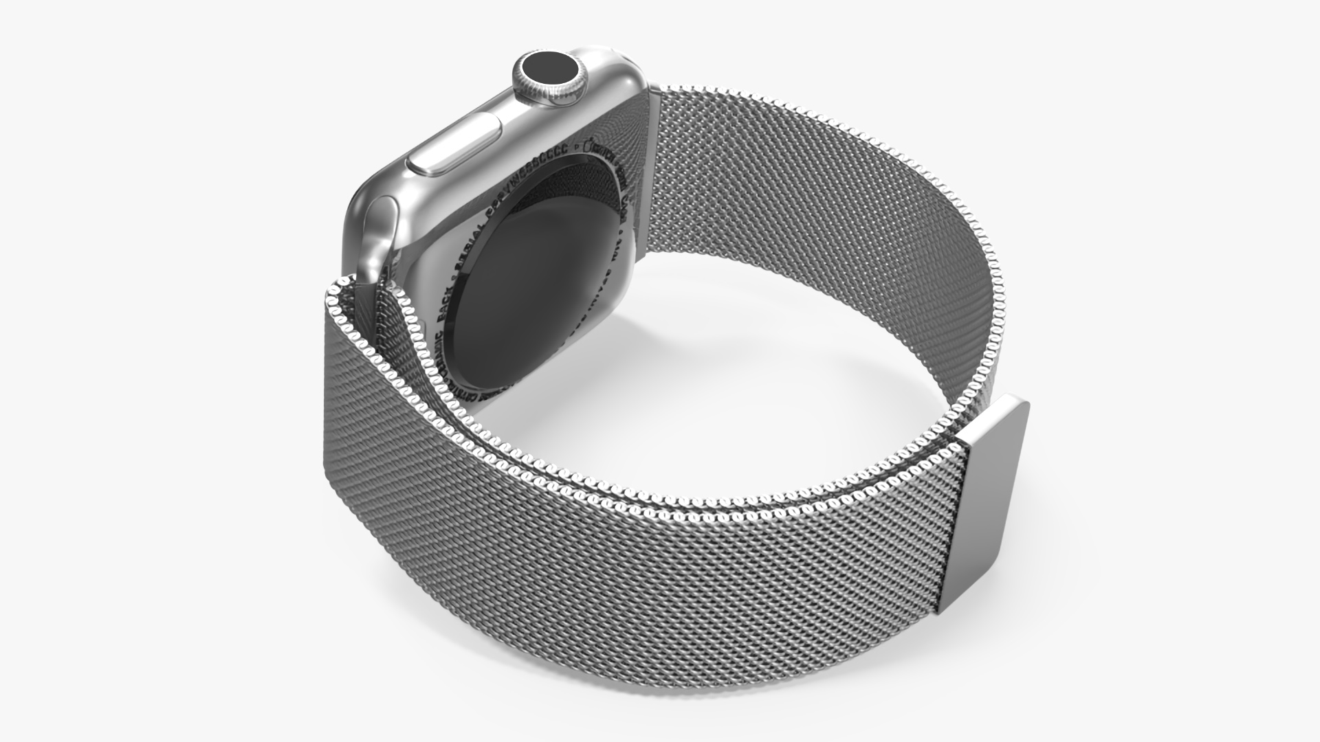3D Apple Watch with Mesh Band