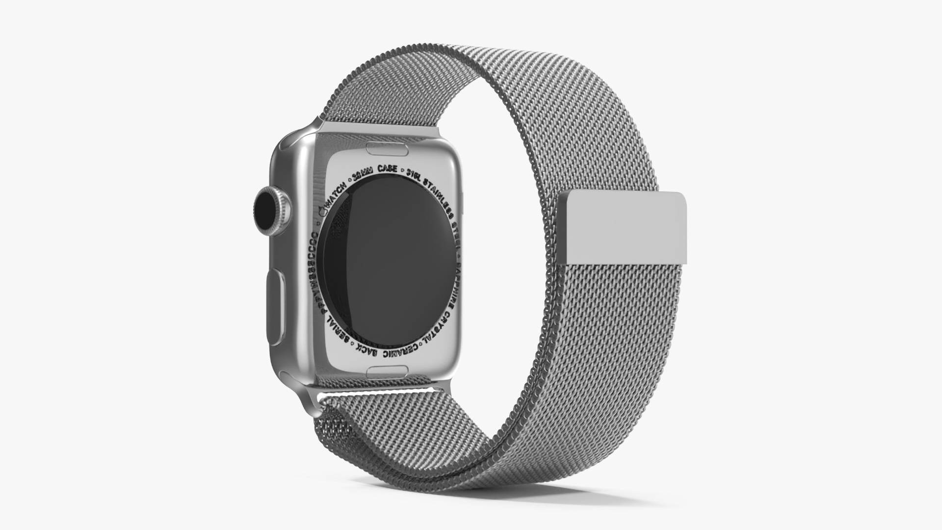 3D Apple Watch with Mesh Band