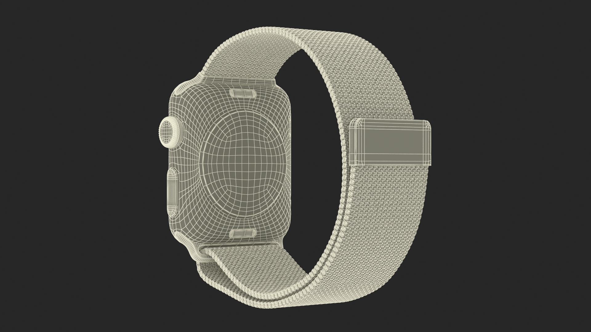 3D Apple Watch with Mesh Band