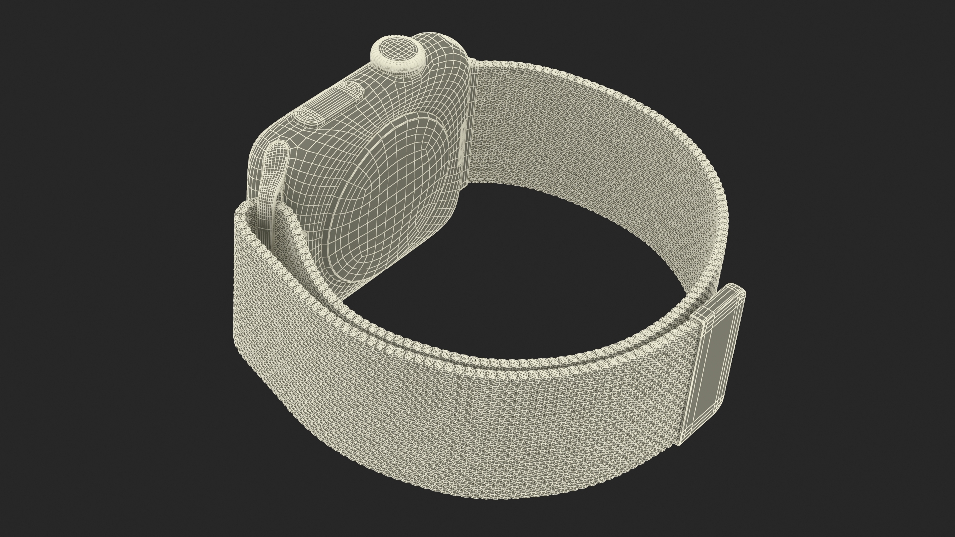 3D Apple Watch with Mesh Band