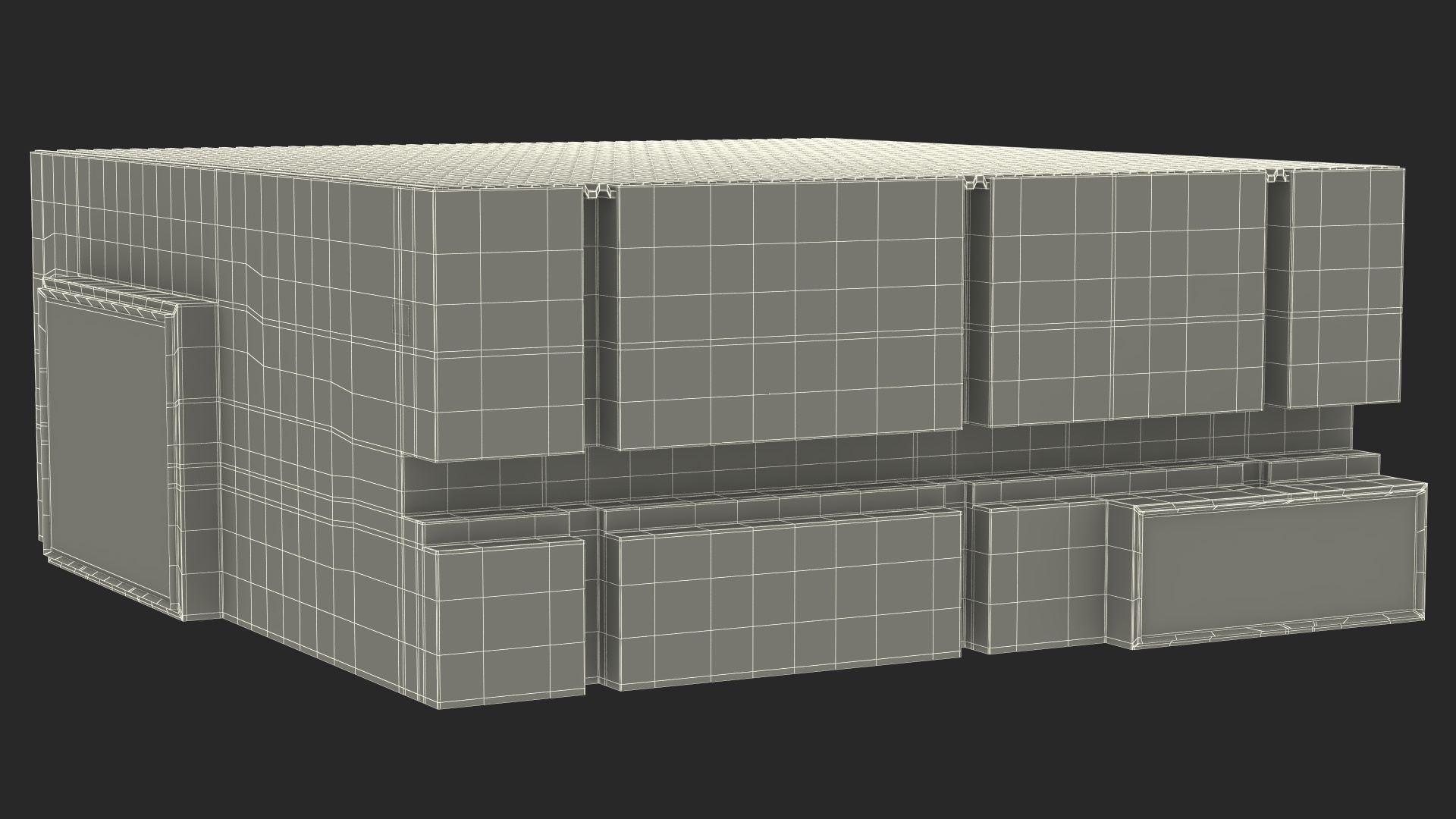 3D model Trampoline Room