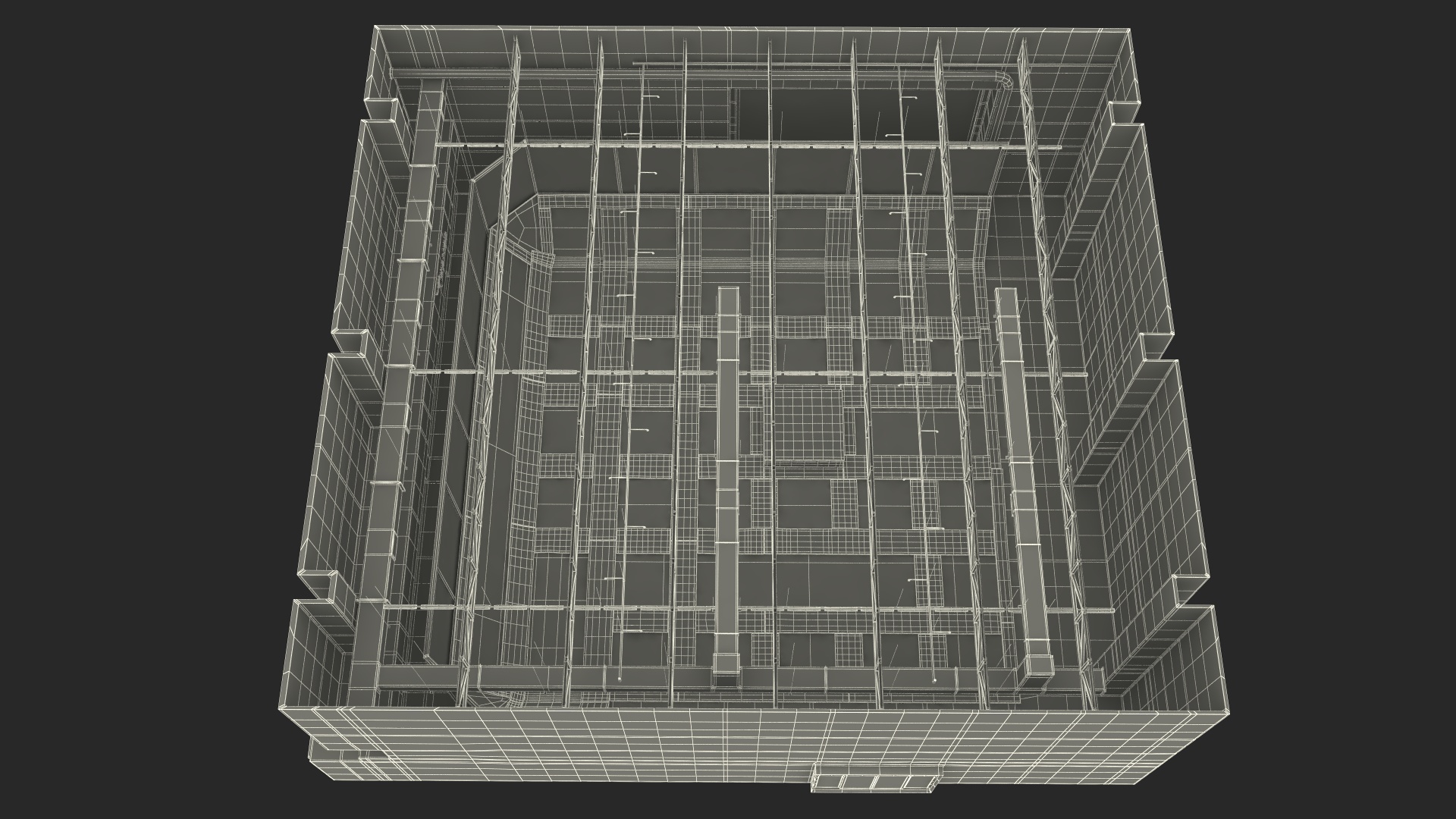 3D model Trampoline Room