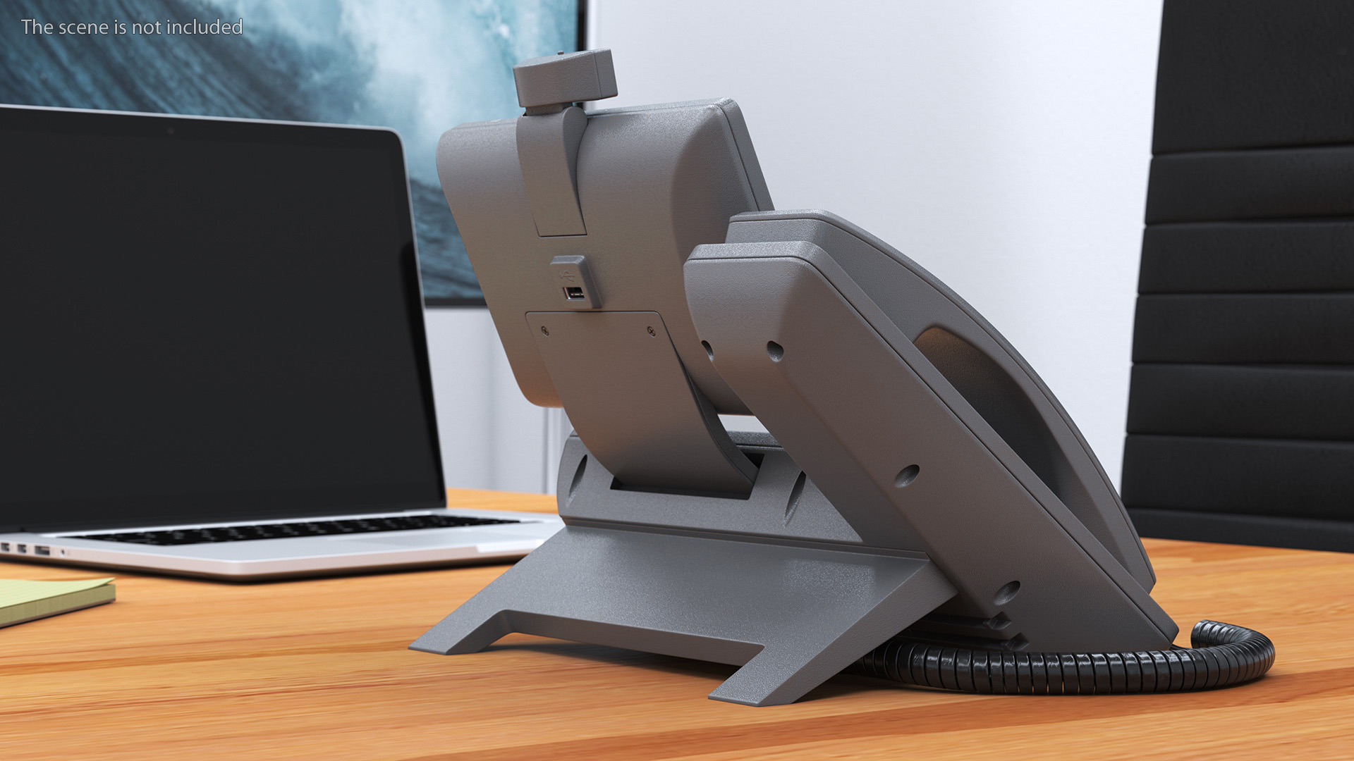 Smart Video IP Phone Matrix Grey Lights On 3D