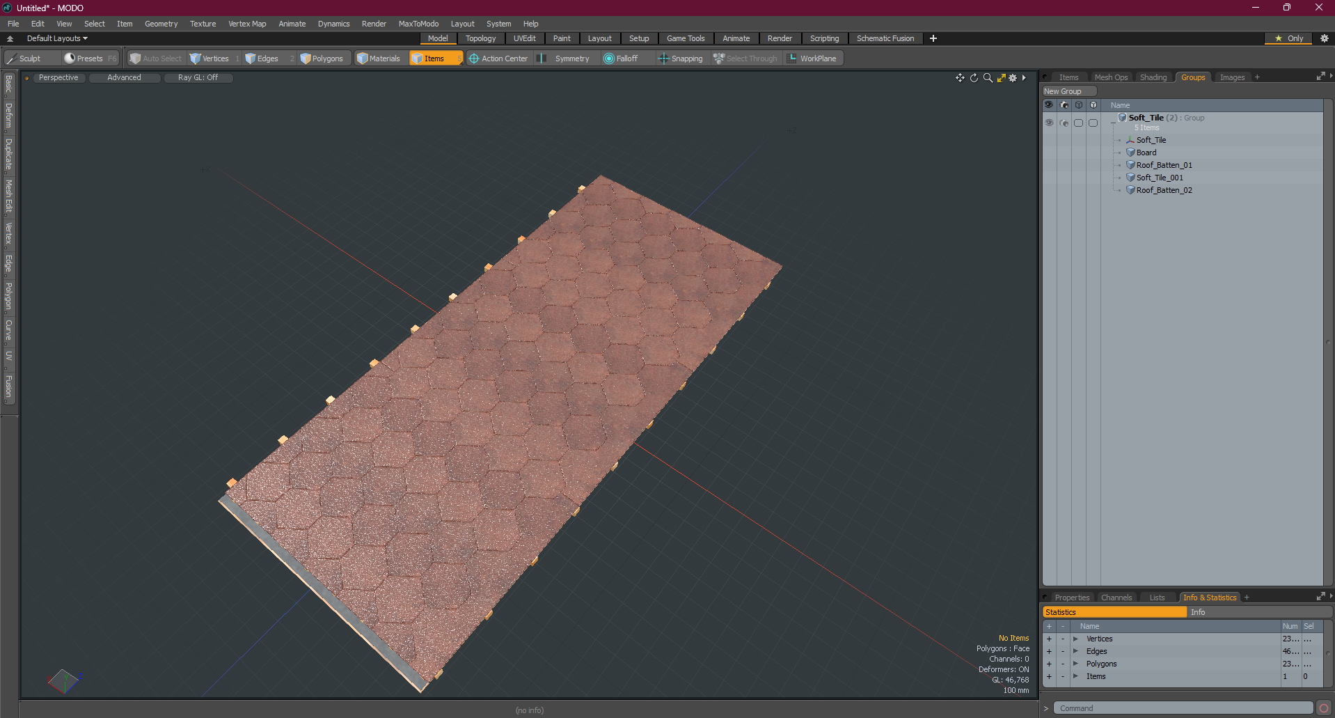Soft Tile 3D model