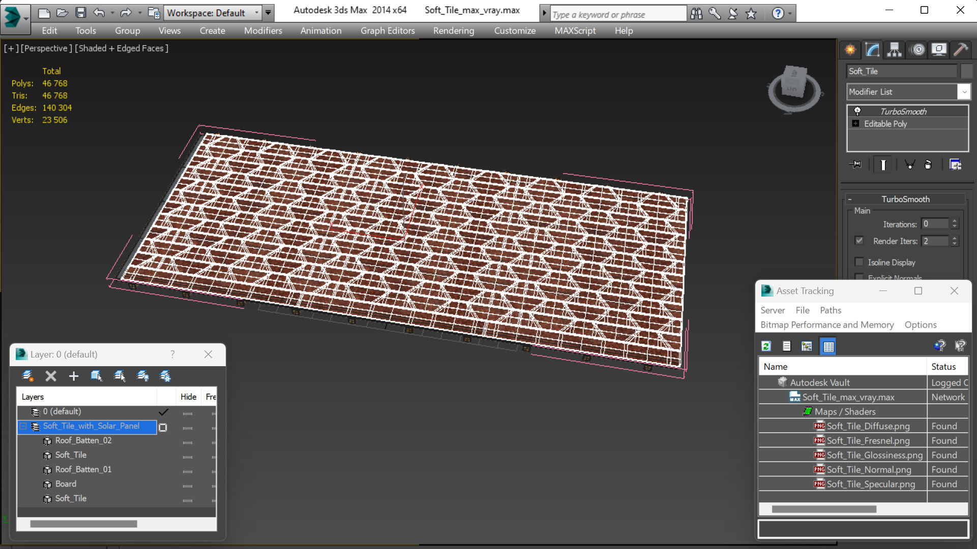 Soft Tile 3D model