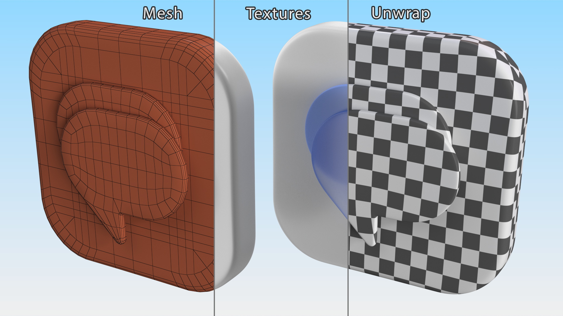 3D model Google Messages Icon