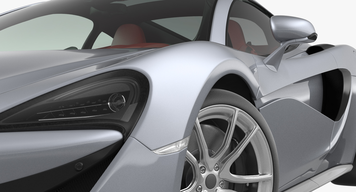 3D model McLaren 570GT 2017 Rigged